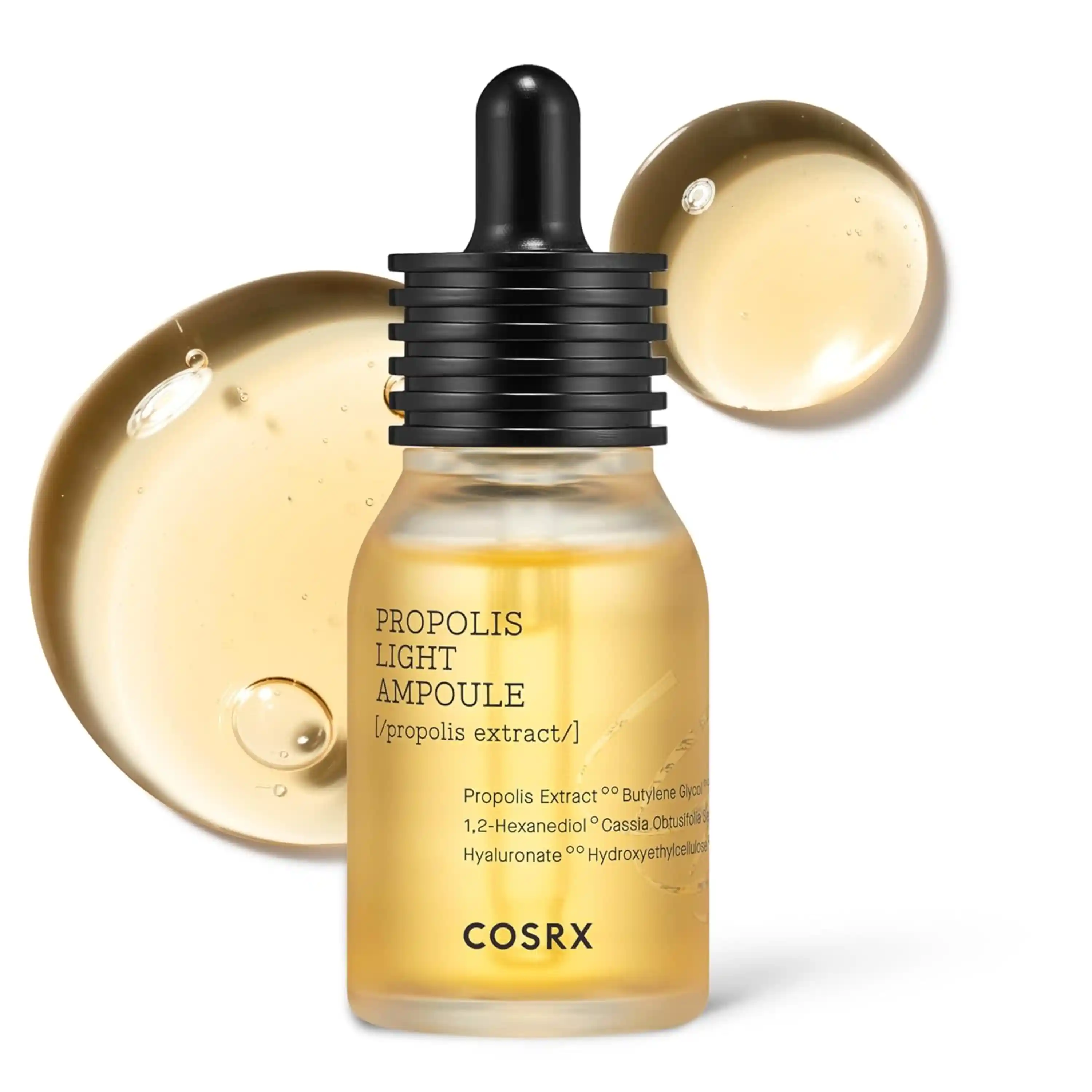 COSRX 73 Percent Propolis Light Ampoule Hydrating Glow Boosting Essence for Sensitive Skin and Fine Lines