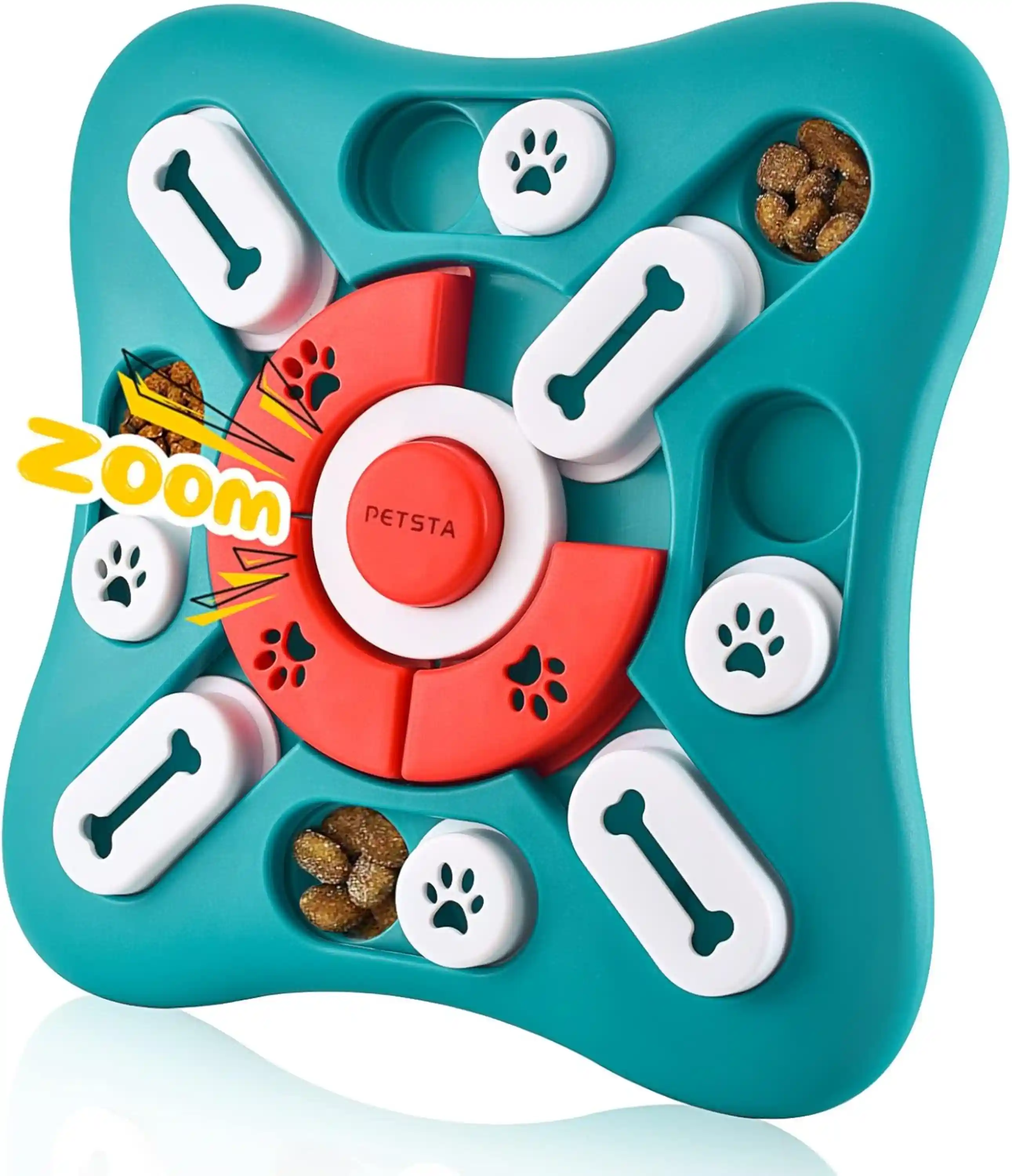 PETSTA Interactive Dog Puzzle Treat Dispensing Toy