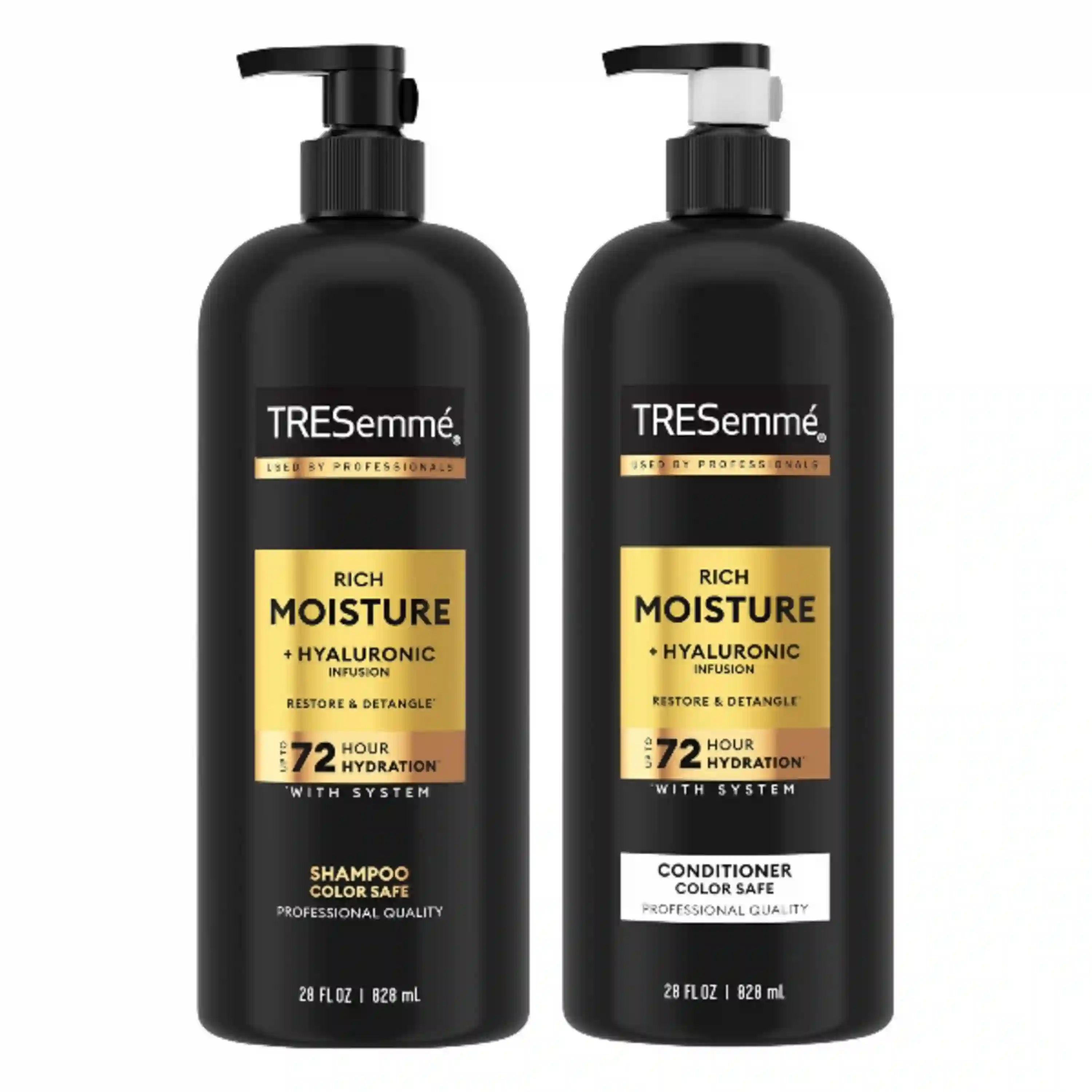 TRESemmé Rich Moisture Hydrating Shampoo and Conditioner Set for Dry Hair