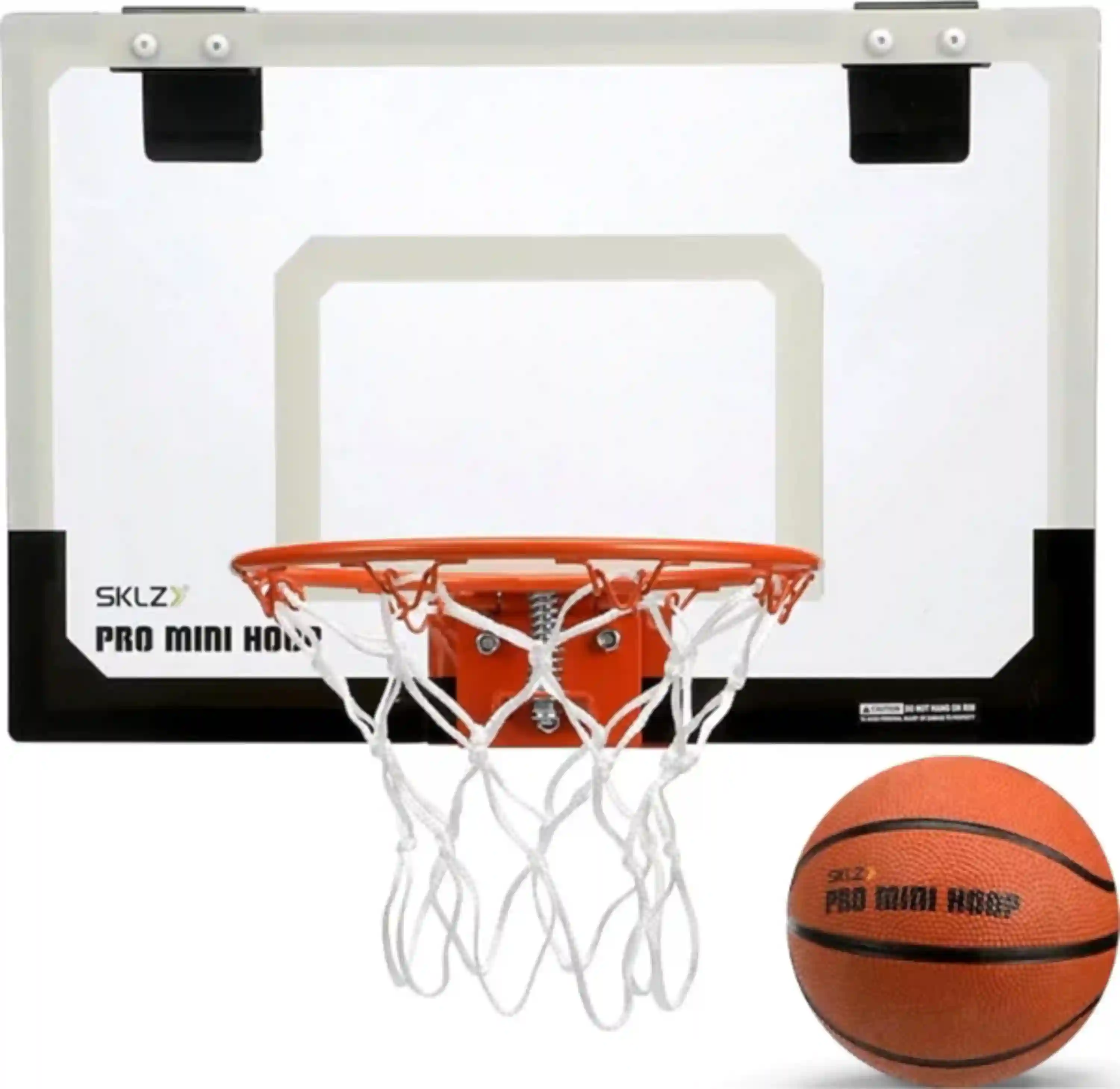 SKLZ Pro Mini Indoor Basketball Hoop with Shatter Proof Backboard and Ball