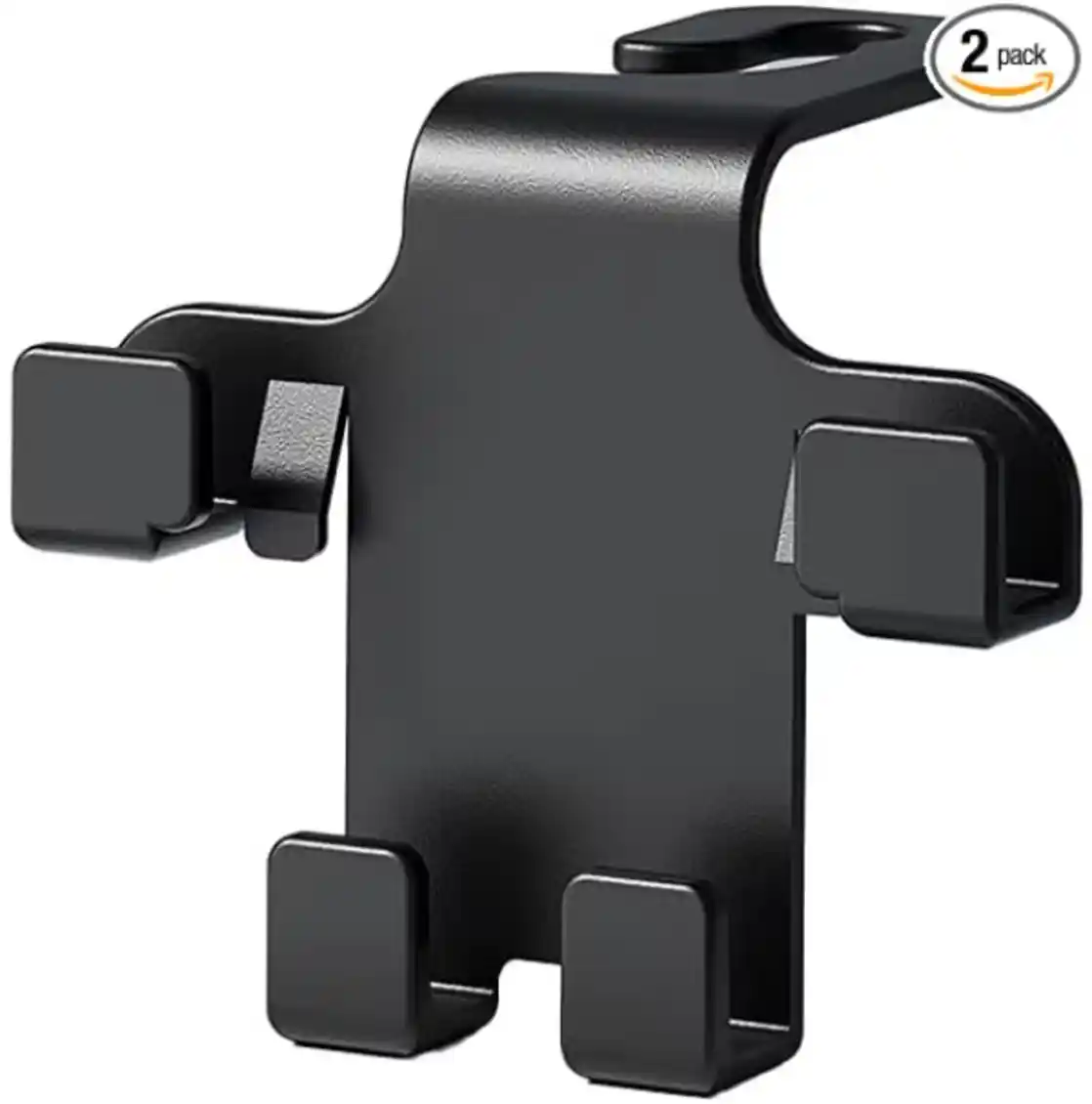 Foldable Car Seat Headrest Hooks 2-Pack Hidden 360 Degree Rotating Organizer Hangers