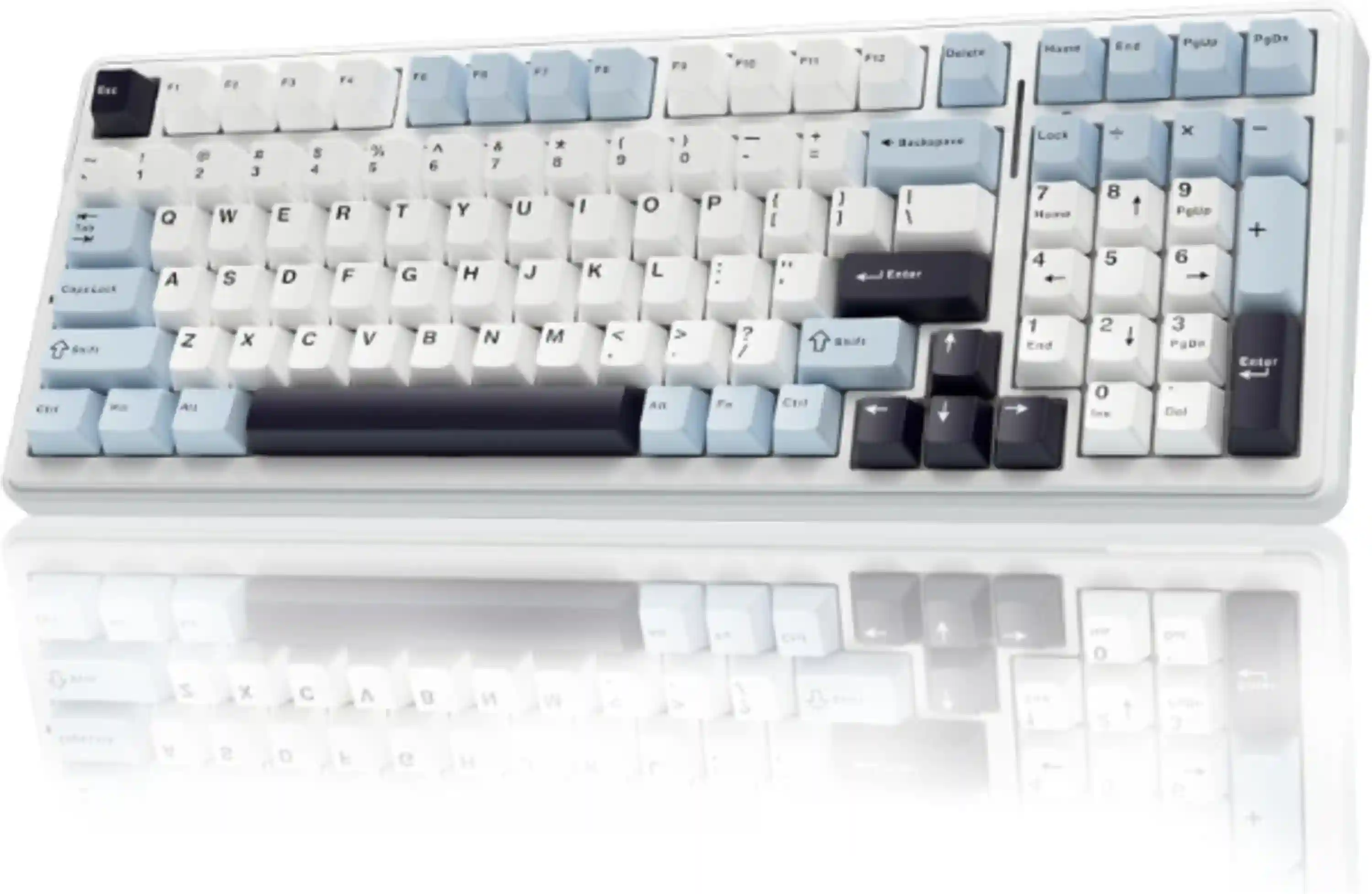 AULA F99 Wireless Gasket Mechanical Keyboard with Pre-Lubed Linear Switches and RGB Backlighting