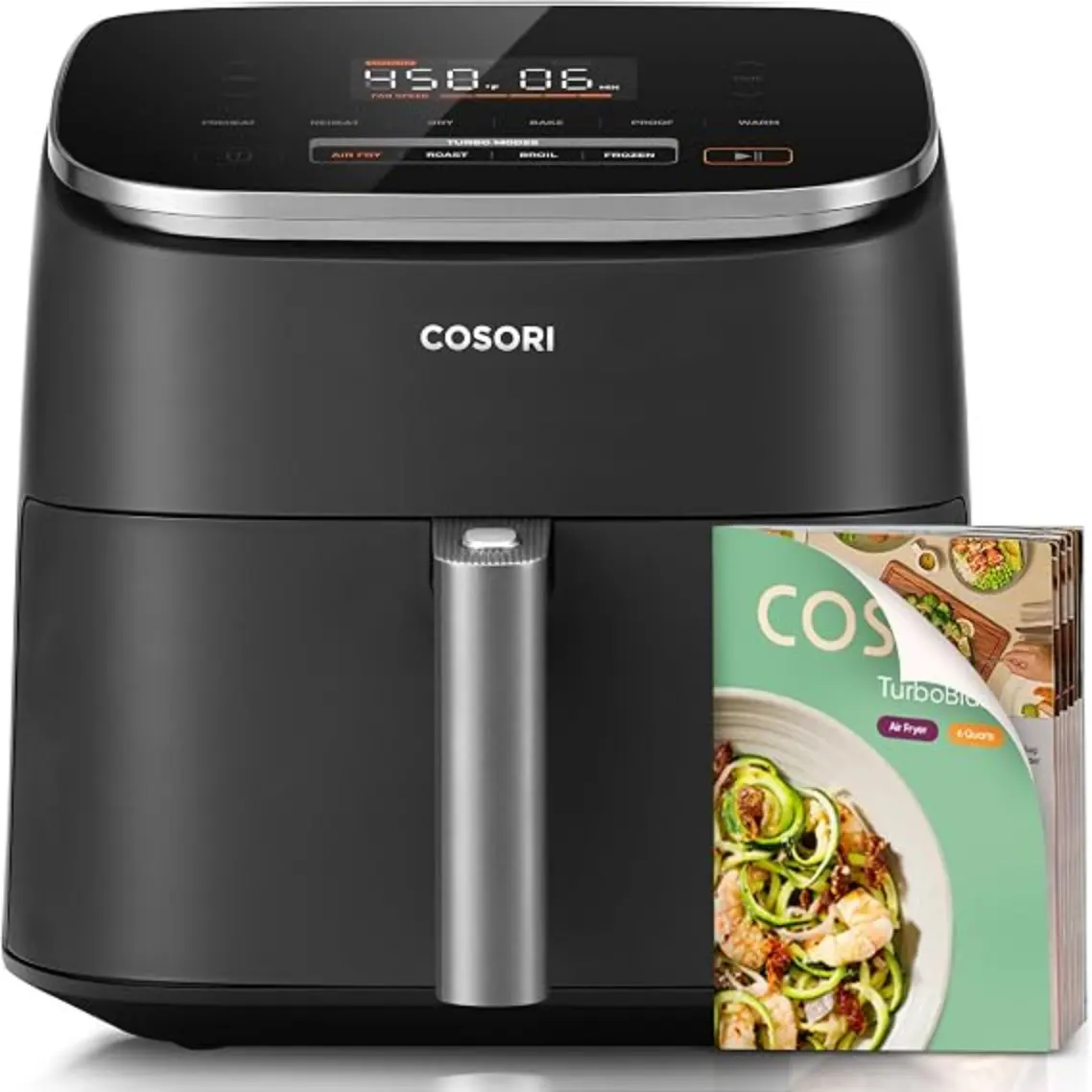 Cosori TurboBlaze Air Fryer 9-in-1 6 Qt PFAS-Free Ceramic Coating
