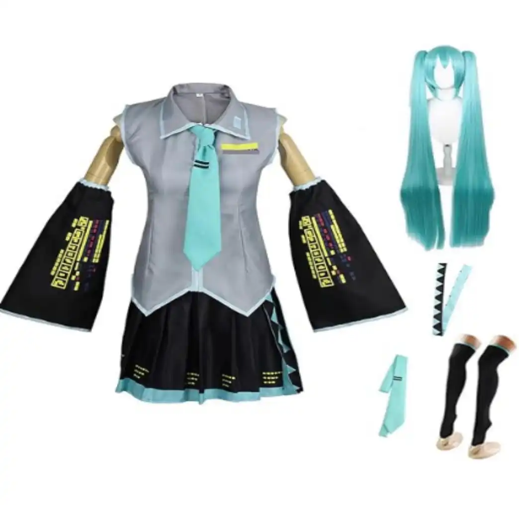 Anime Cosplay Costume Women Halloween Cosplay Uniform Set With Wig