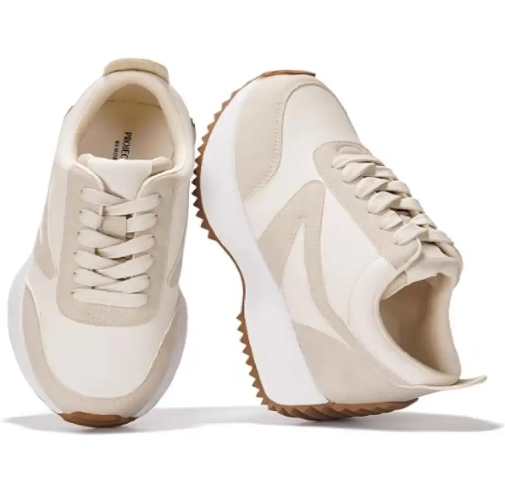 Project Cloud Womens Sneakers Memory Foam Lightweight Lace Up Shoes 2026