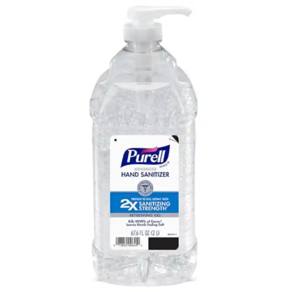 Purell Advanced Hand Sanitizer Refreshing Gel Clean Scent Two Liter Pump Bottle