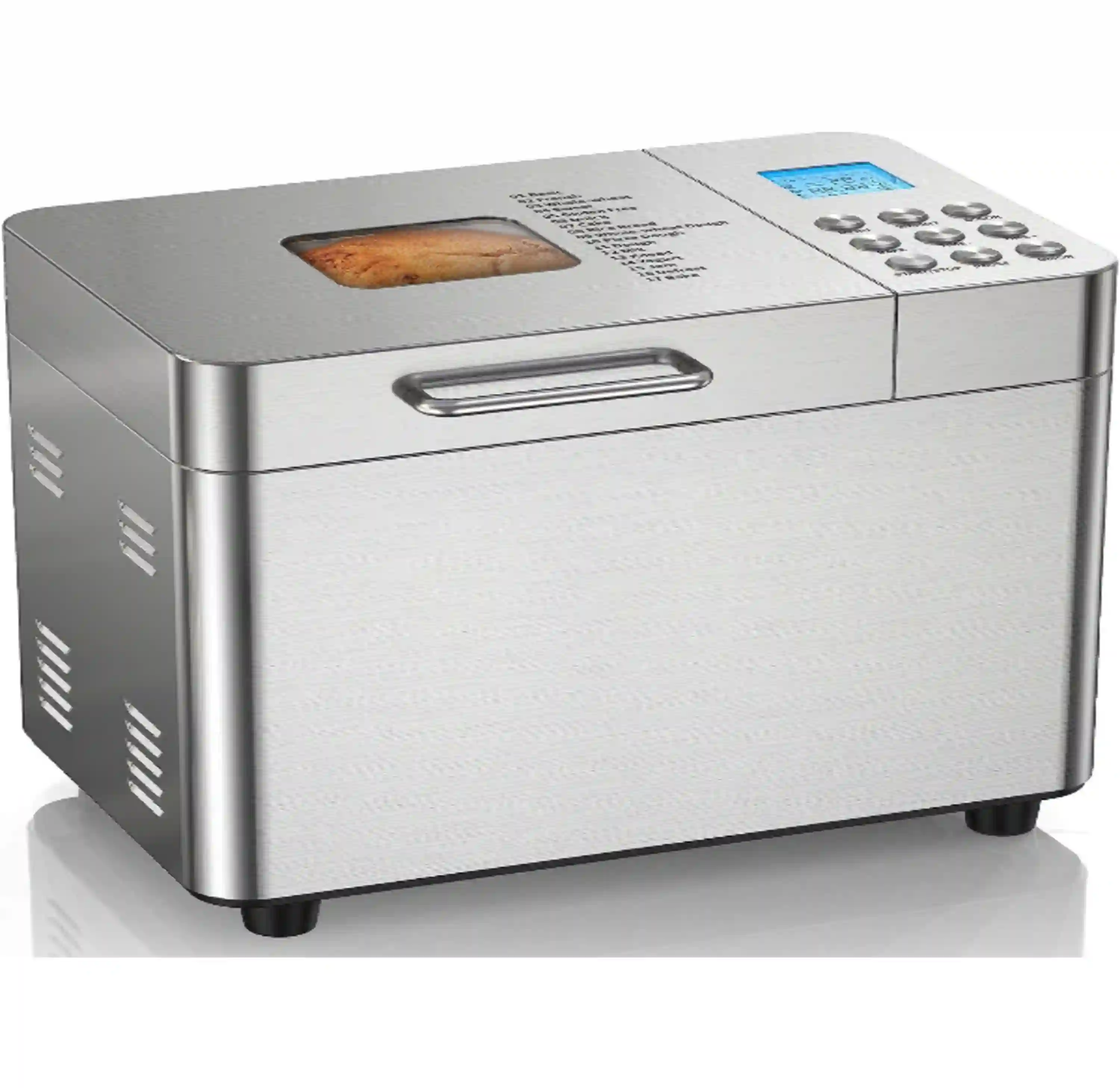 OSIPOTO 2LB Automatic Stainless Steel Bread Maker Machine