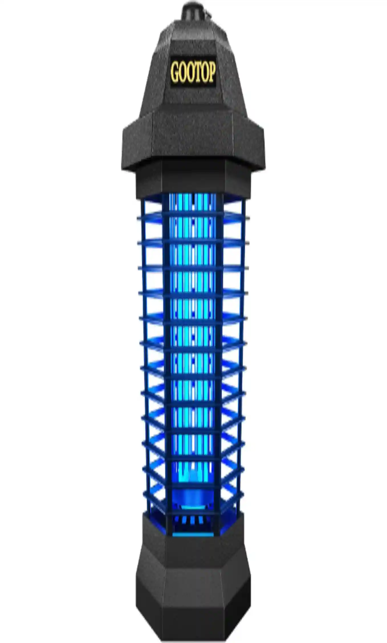 GOOTOP Bug Zapper Outdoor Mosquito Zapper Electric Fly Swatter Trap Black ABS