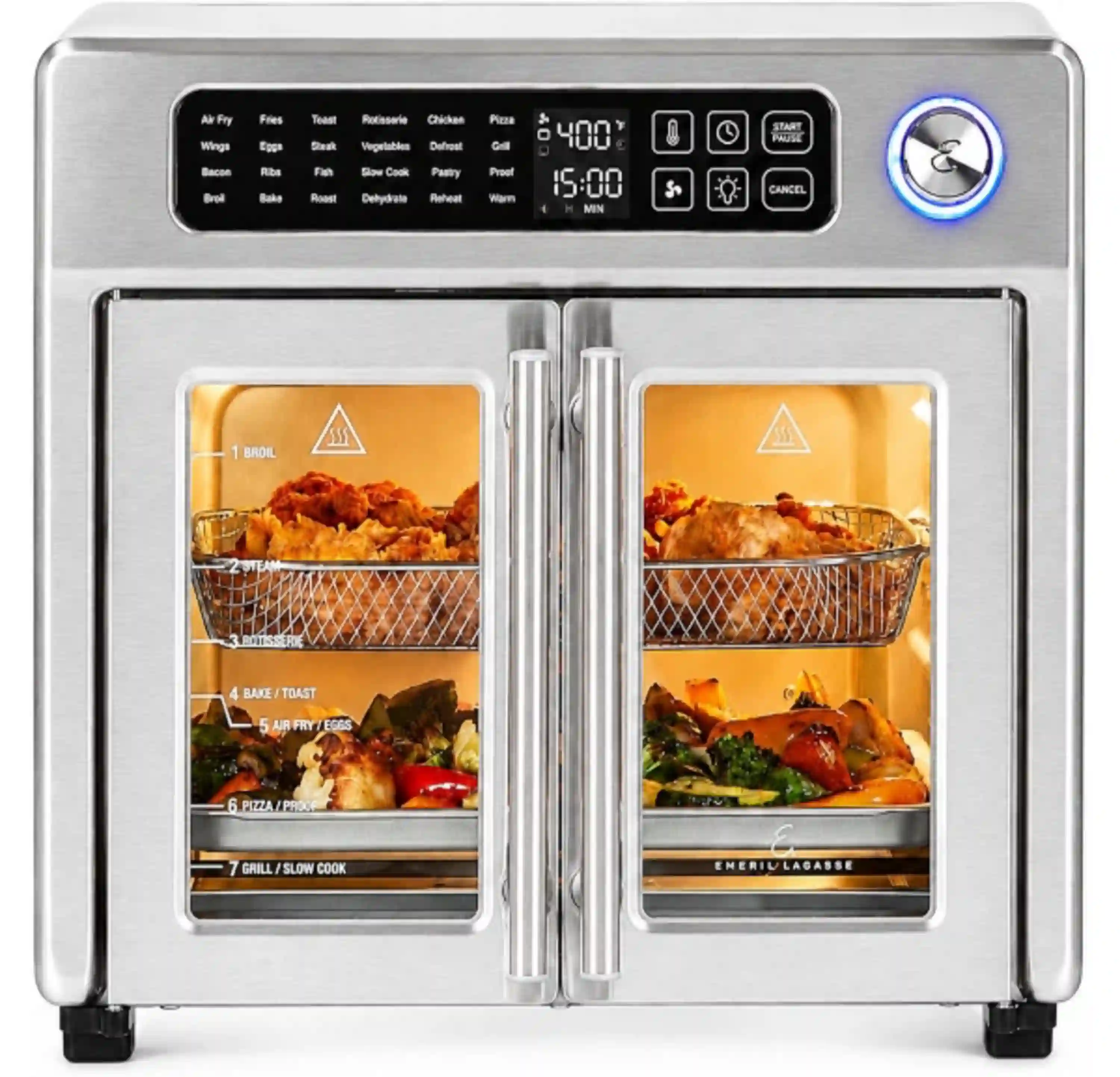 Emeril Lagasse 26QT French Door Multi-Function Air Fryer Toaster Oven