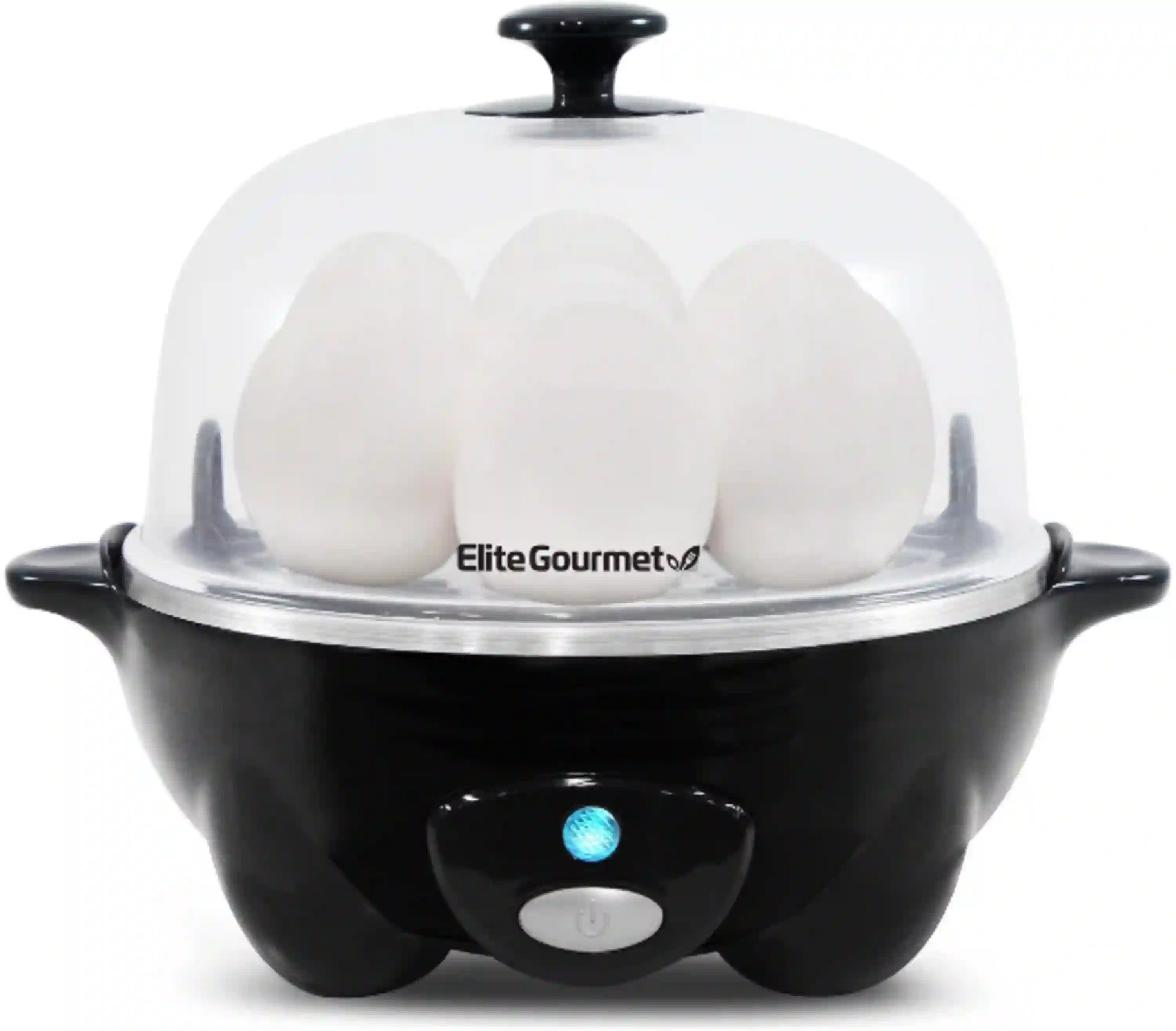Elite Gourmet EGC-007B Rapid Egg Cooker, 7-Egg Capacity, Black