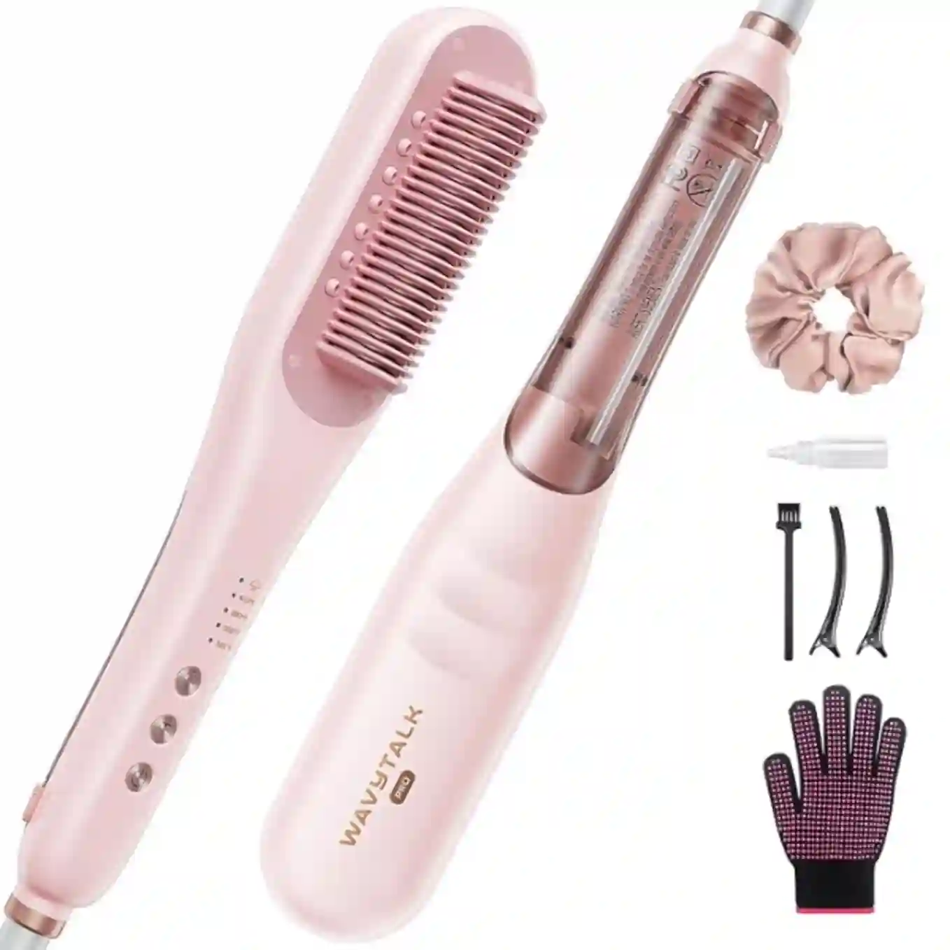 Wavytalk Pro Steam Hair Straightener Brush Streamline Pro