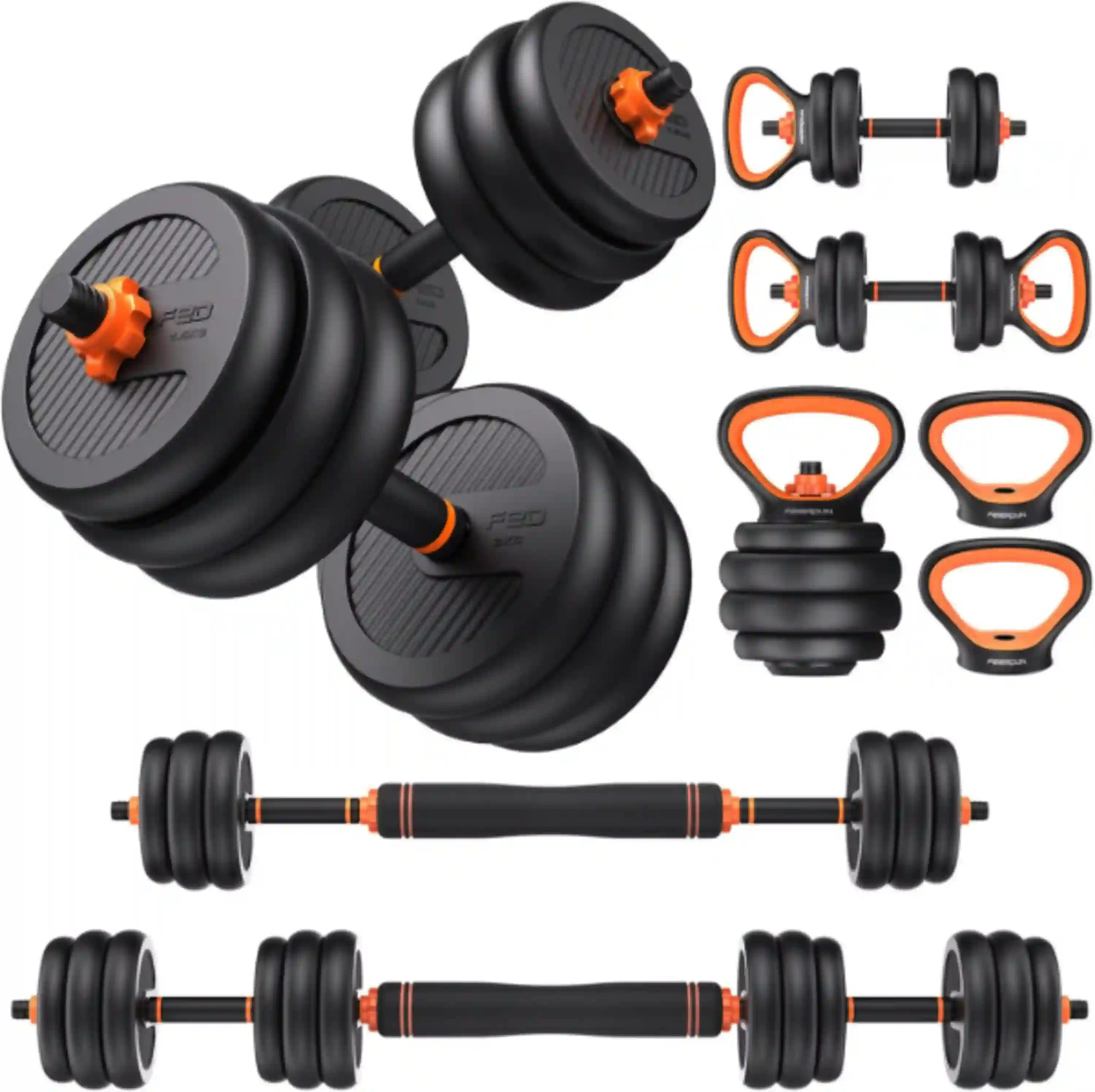 FEIERDUN DS2 5-in-1 Adjustable Dumbbell Set
