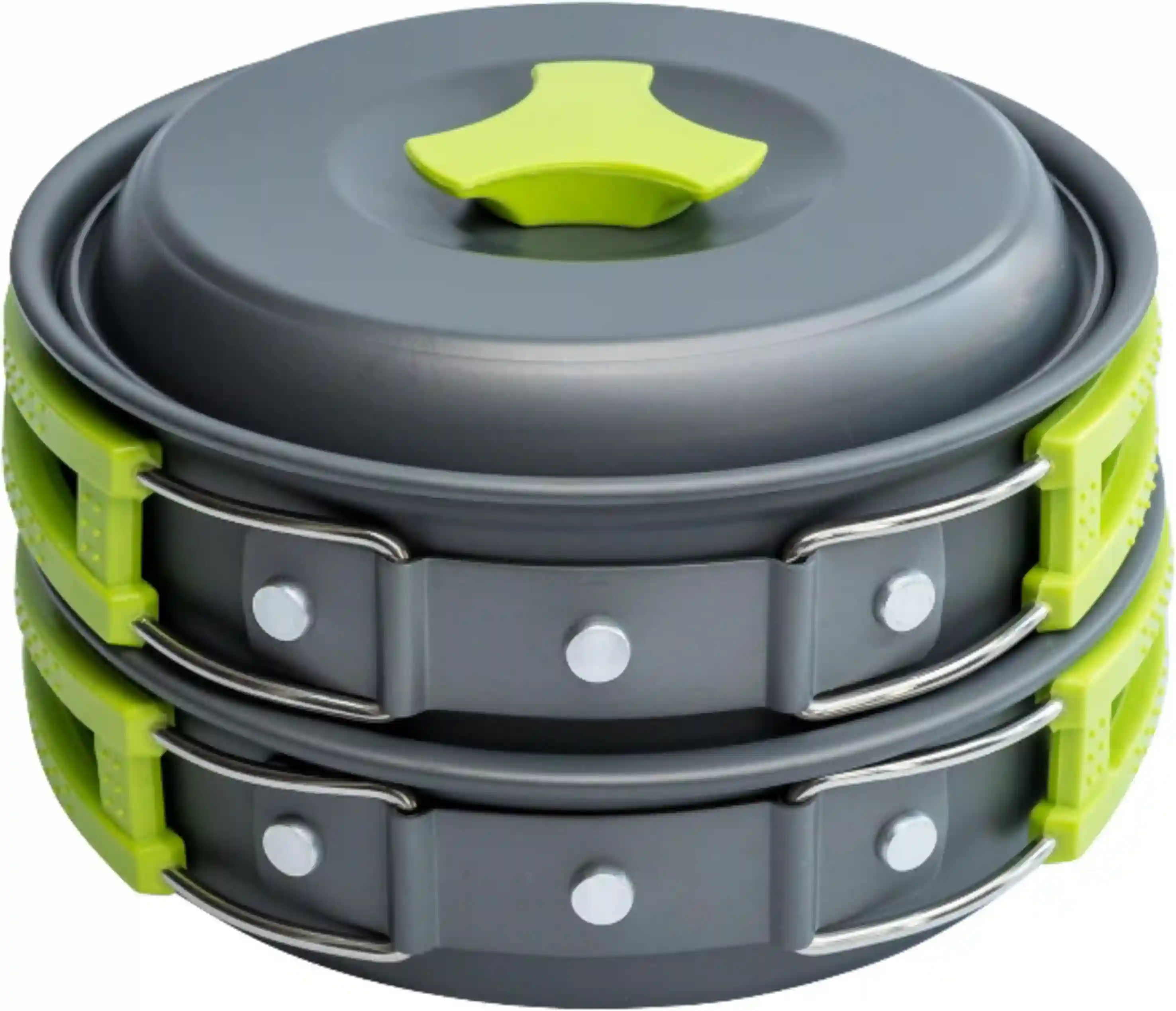 MalloMe Camping Cookware Mess Kit 10 Piece Backpacking Gear Set