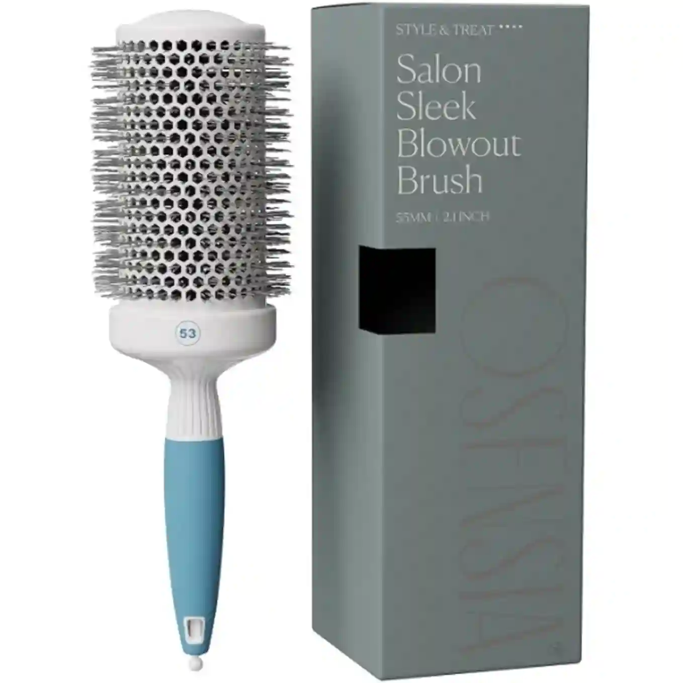 Osensia Professional Round Brush for Blow Drying Large Ceramic Thermal Barrel