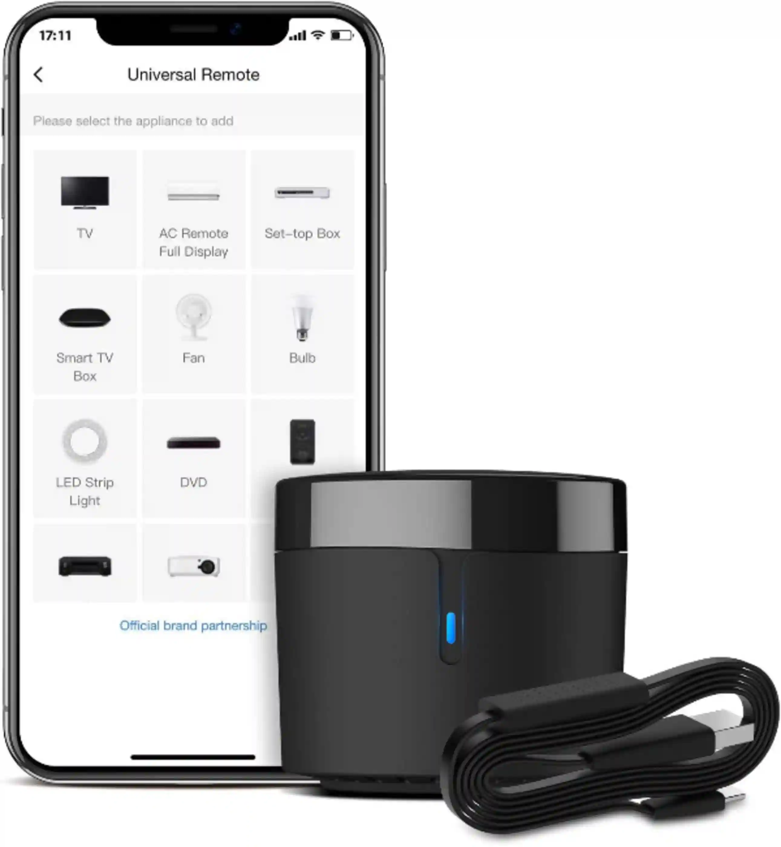BroadLink RM4mini IR Smart Home Hub AC Univeral Remote with Sensor Cable