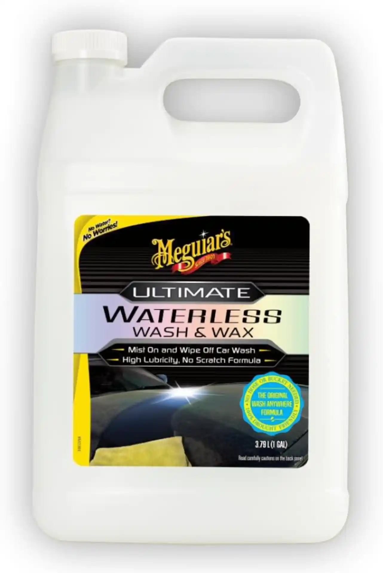 Meguiar's Ultimate Waterless Wash & Wax 1 Gallon Car Cleaner and Protection Liquid