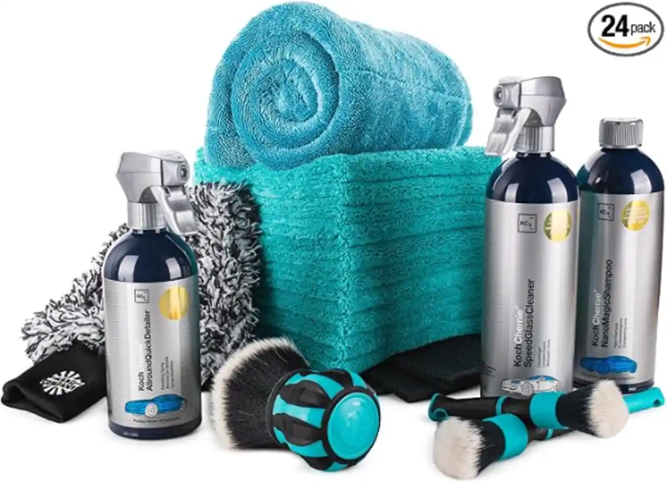 The Rag Company Advanced Exterior Car Wash Seal Protecting Kit Complete Auto Detailing Tools
