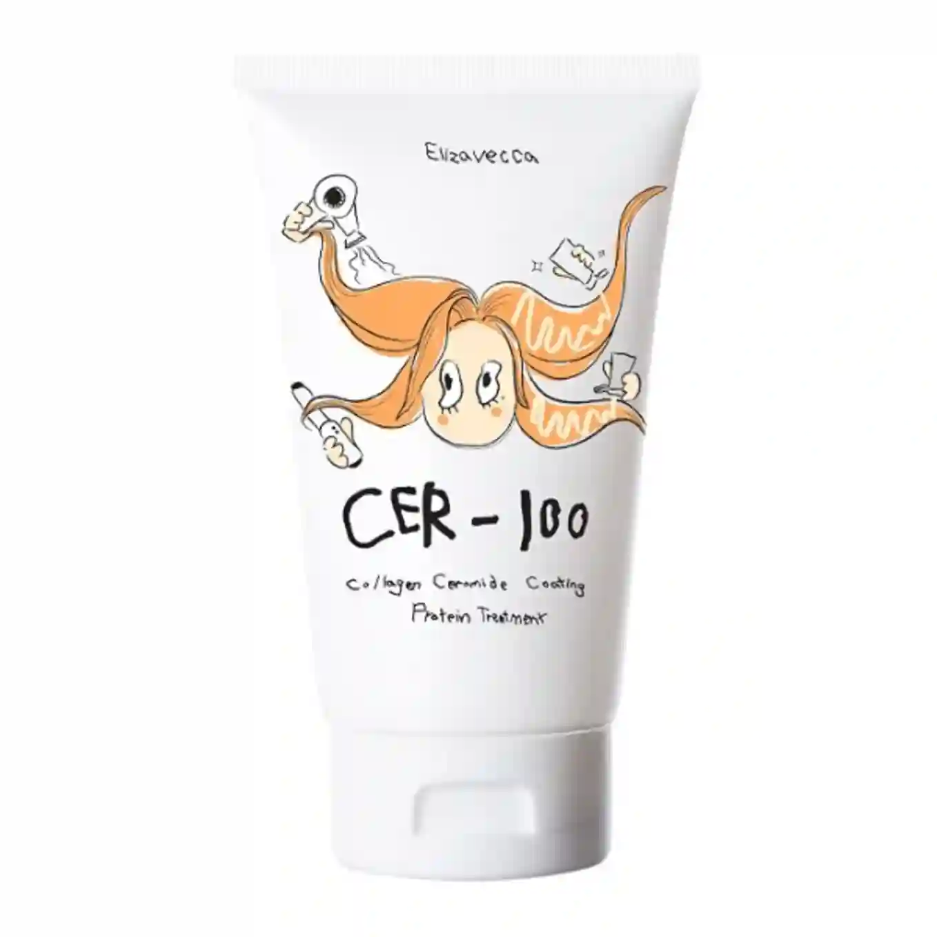 Elizavecca CER-100 Collagen Coating Hair Protein Treatment 100ml 3.38 Fl Oz