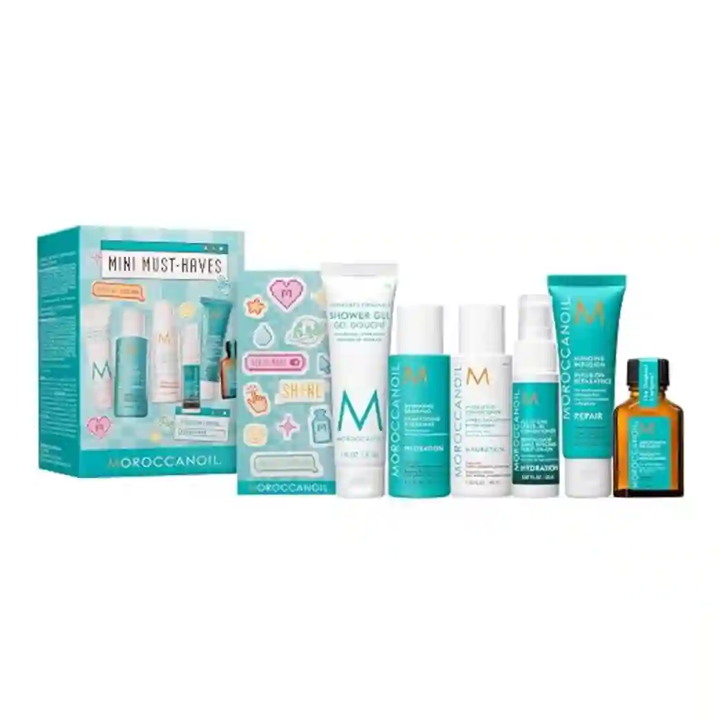 Moroccanoil Mini Must-Haves Deluxe Sampler Set Argan Oil Hydrating Kit
