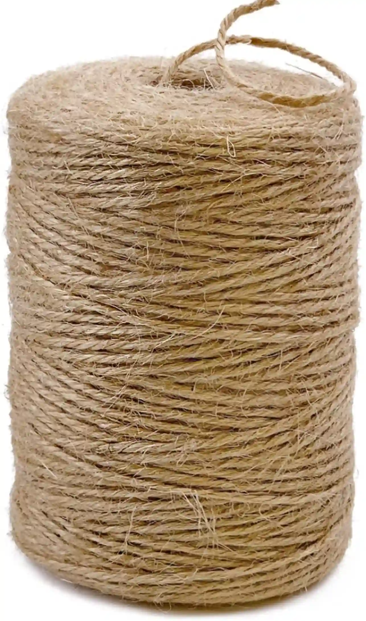 PerkHomy Natural Jute Twine 600 Feet 2mm 3 Ply Eco Friendly String for Crafts Gardening Packaging Decor