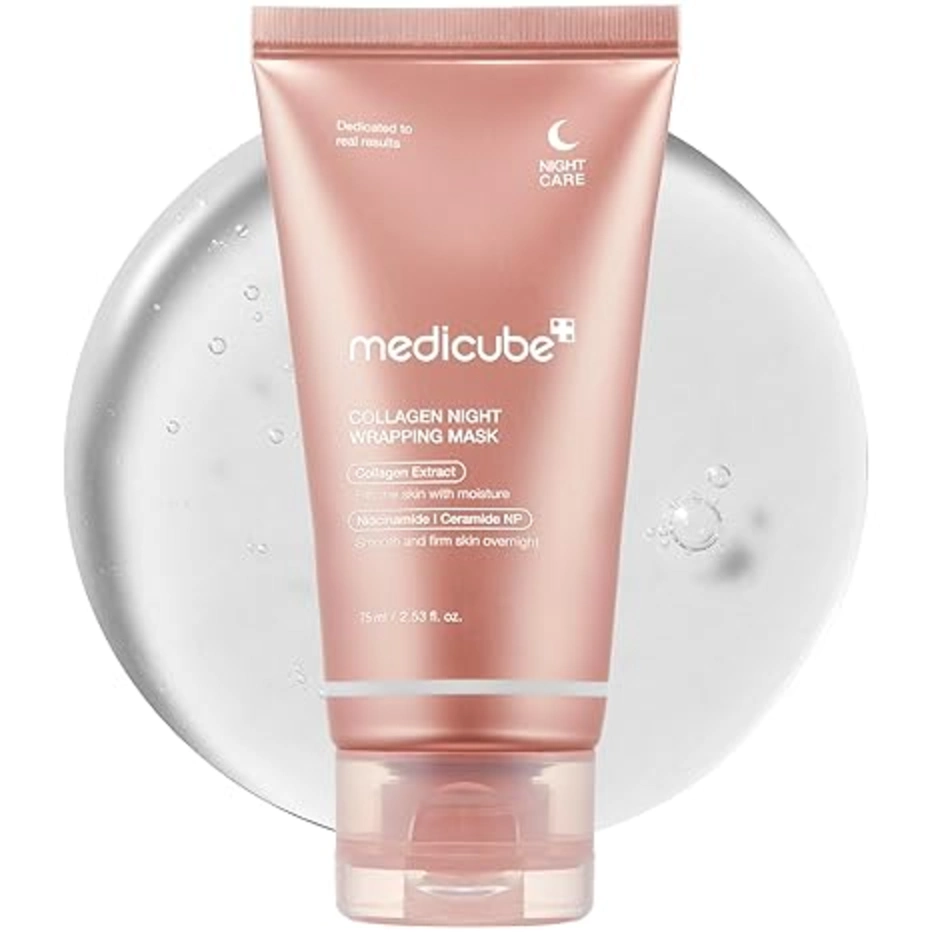 medicube Wrapping Mask Collagen Overnight Peel Off Facial Mask for Elasticity