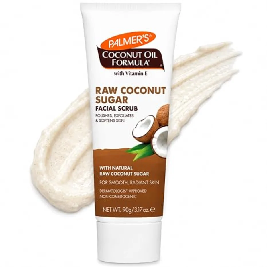 Palmers Coconut Sugar Facial Scrub Exfoliator with Chamomile for Soft Radiant Skin