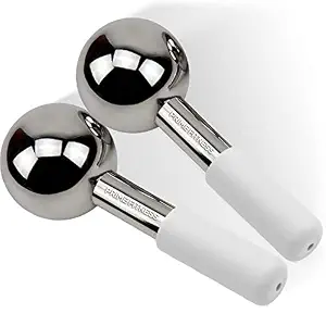 PRIME Fitness Stainless Steel Ice Globes for Facials