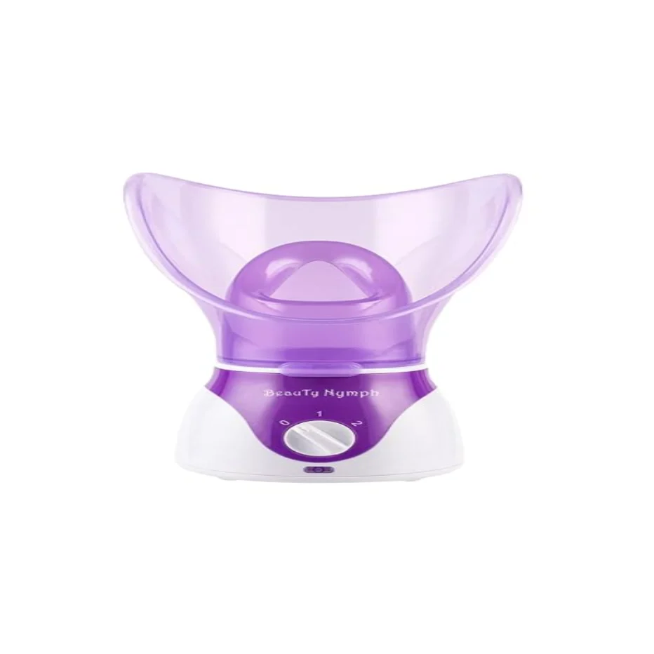 Beauty Nymph Spa Home Facial Steamer for Deep Pore Cleansing, Blackhead Extraction, and Skin Hydration