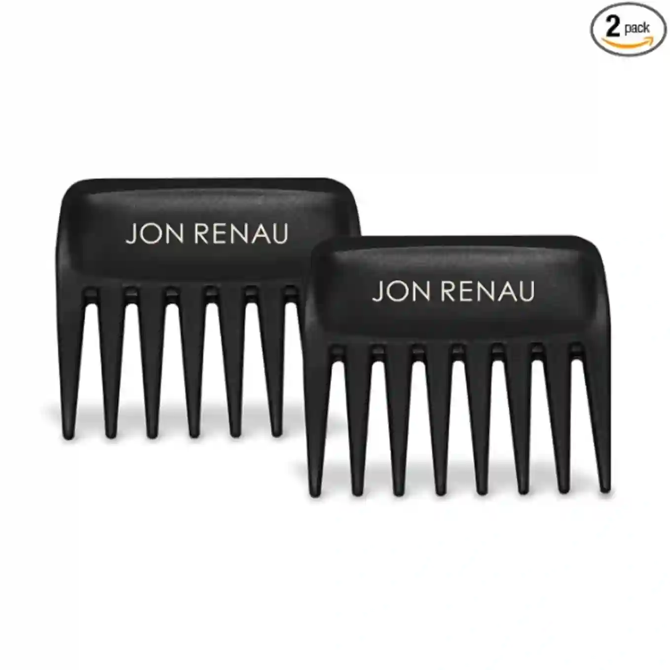 Jon Renau Wide Tooth Comb For Wigs Toppers Extensions Plastic Detangling Set Of Two