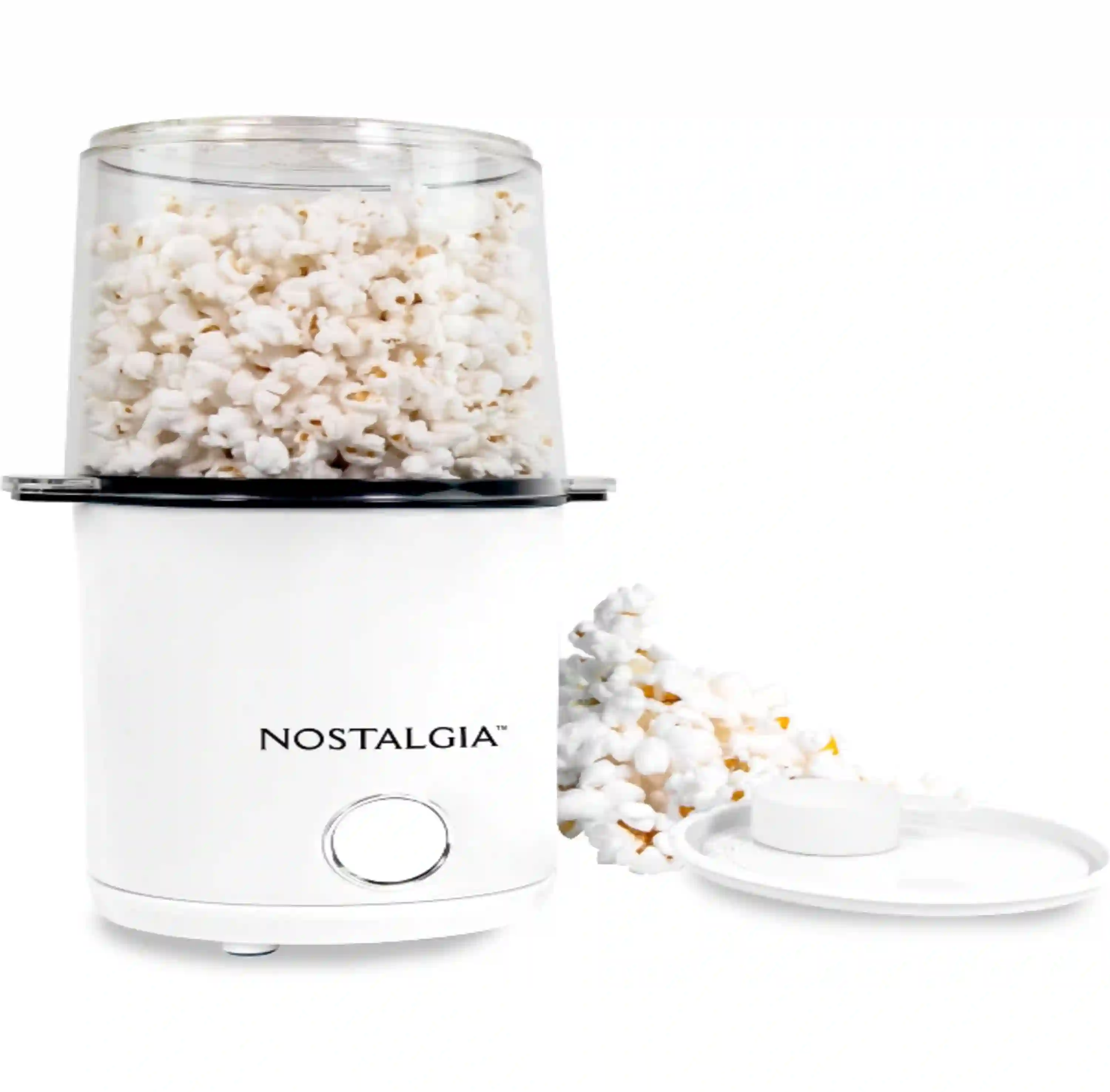 Nostalgia 8-Cup Hot Air Popcorn Maker and Bowl