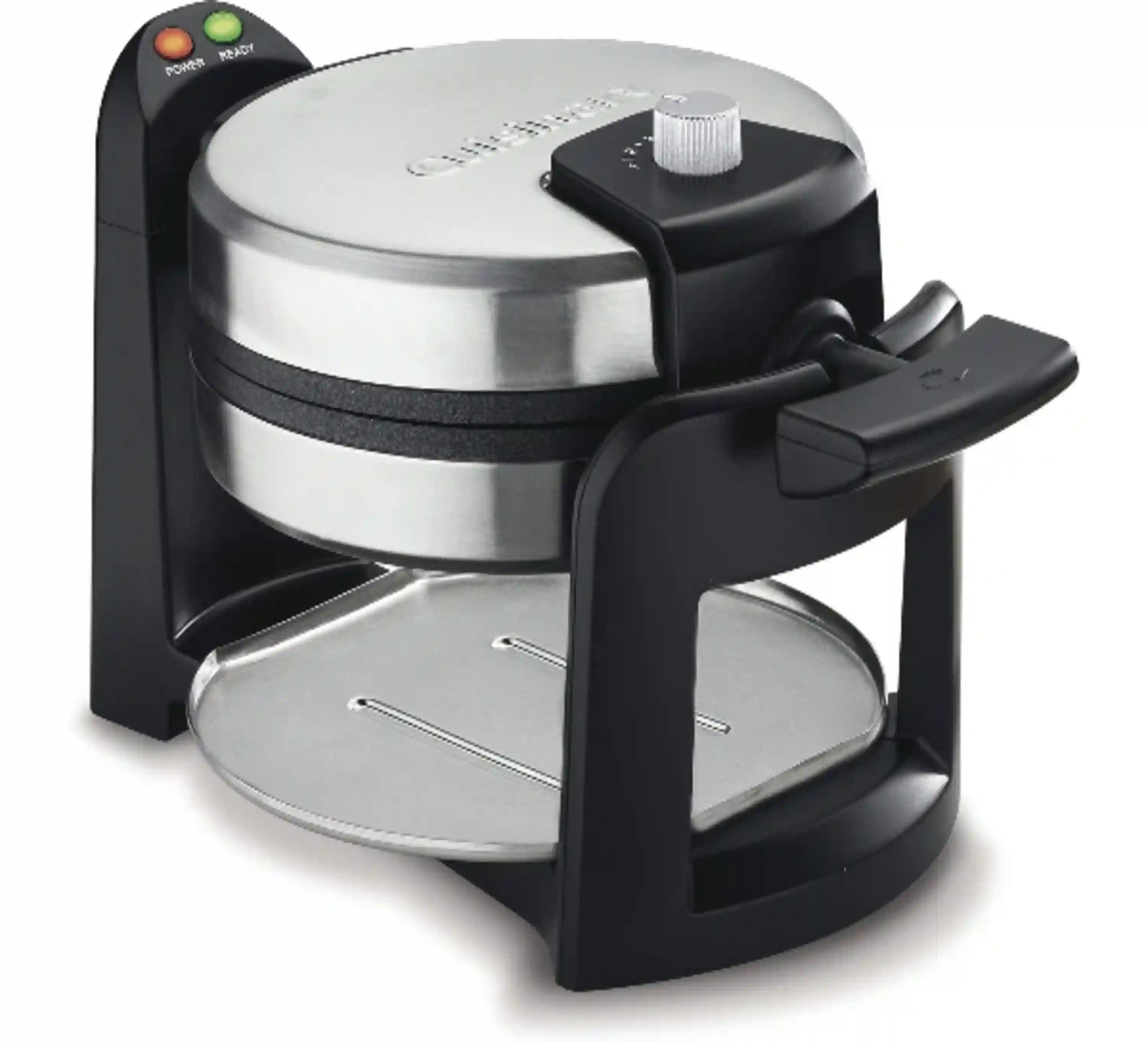 Cuisinart Flip Belgian Waffle Maker with NonStick Ceramic Plates and 5-Setting Browning Control