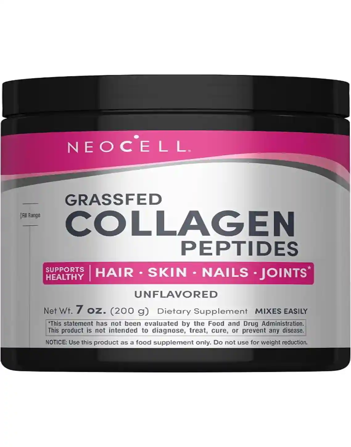 NeoCell Grassfed Collagen Peptides Powder Unflavored 7 oz