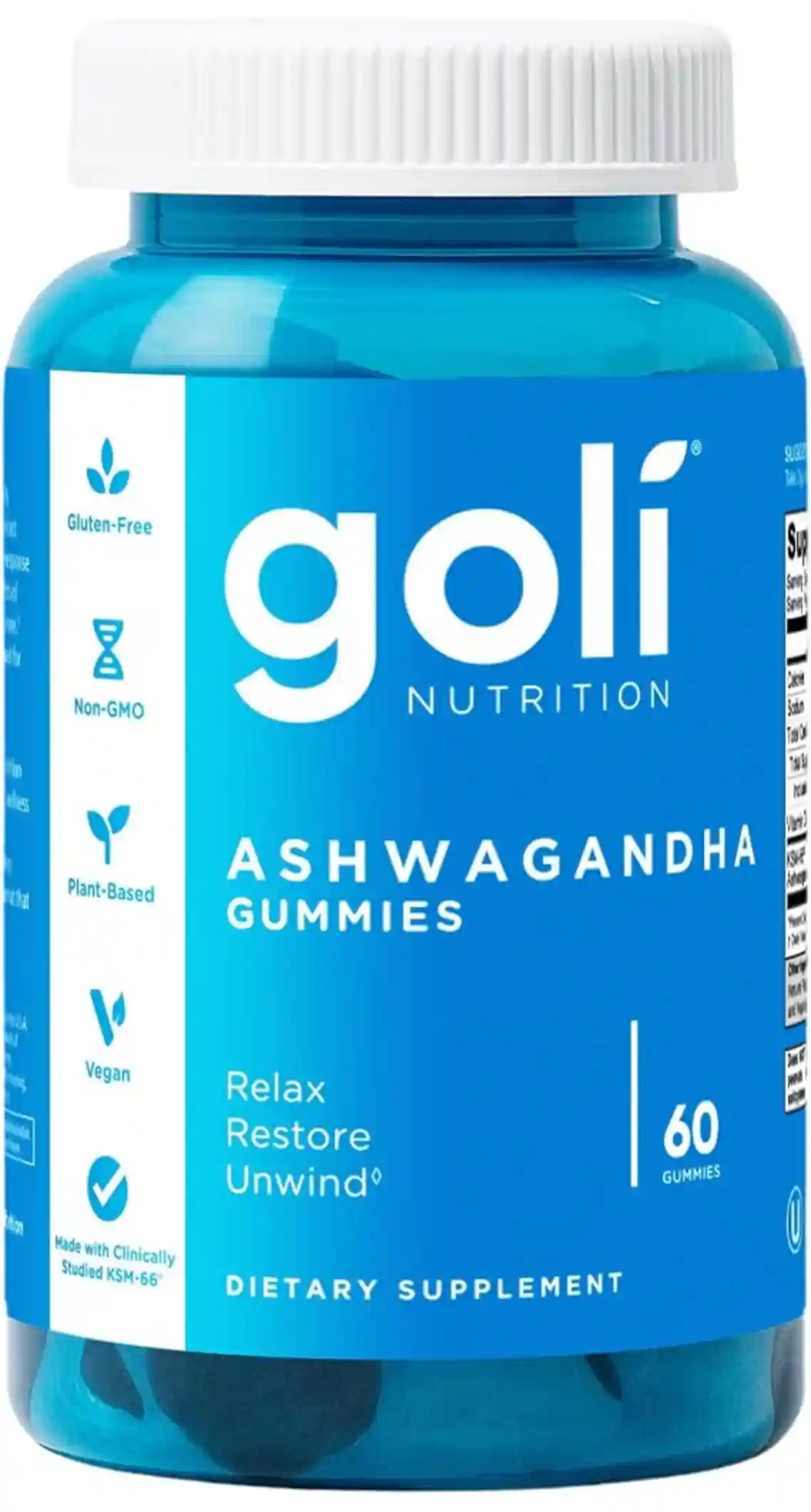 Goli Ashwagandha and Vitamin D Gummies Mixed Berry Sixty Count