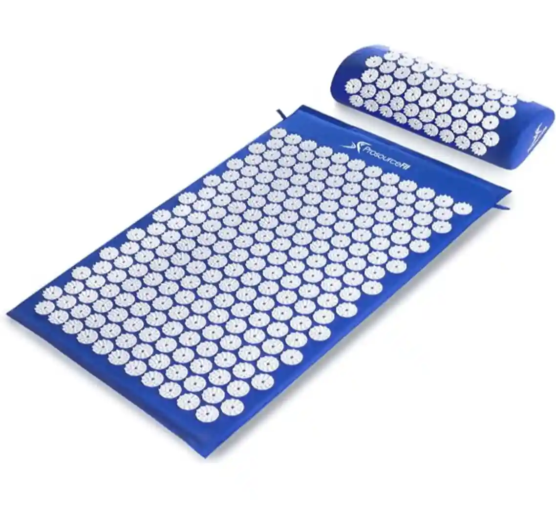 ProsourceFit Acupressure Mat and Pillow Set for Back and Neck Pain Relief