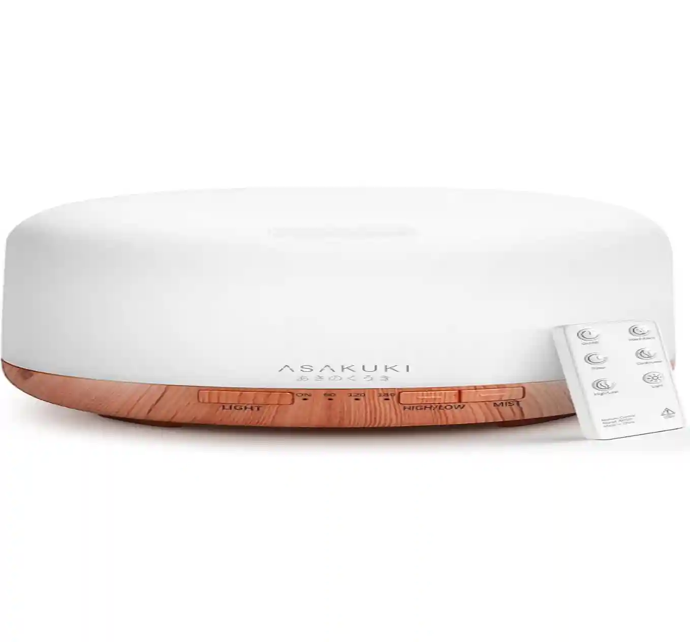 ASAKUKI 500ML Essential Oil Diffuser Ultrasonic Aromatherapy Humidifier for Home