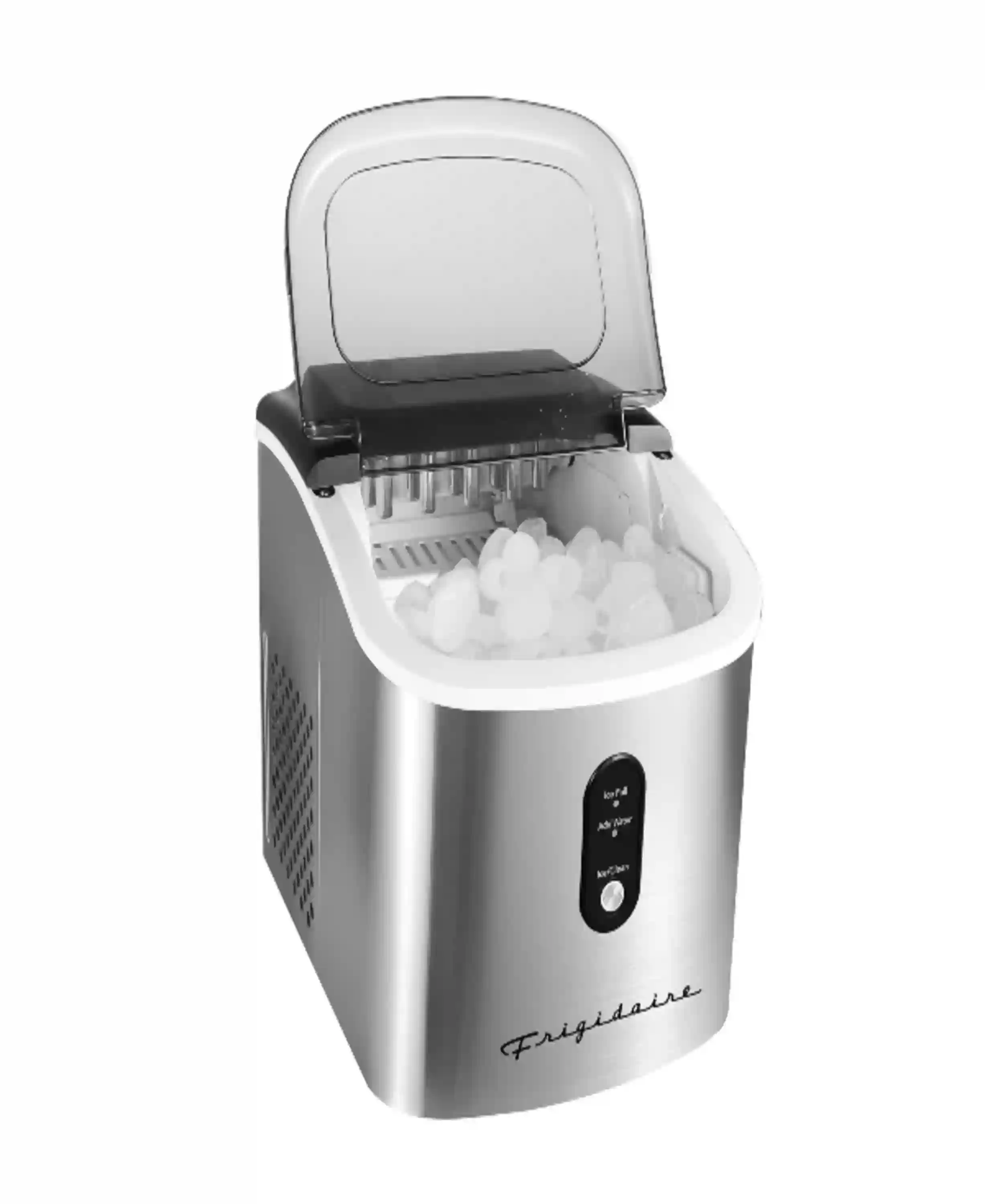 Frigidaire EFIC103 Countertop Ice Maker Stainless Steel Machine with Self Cleaning Function