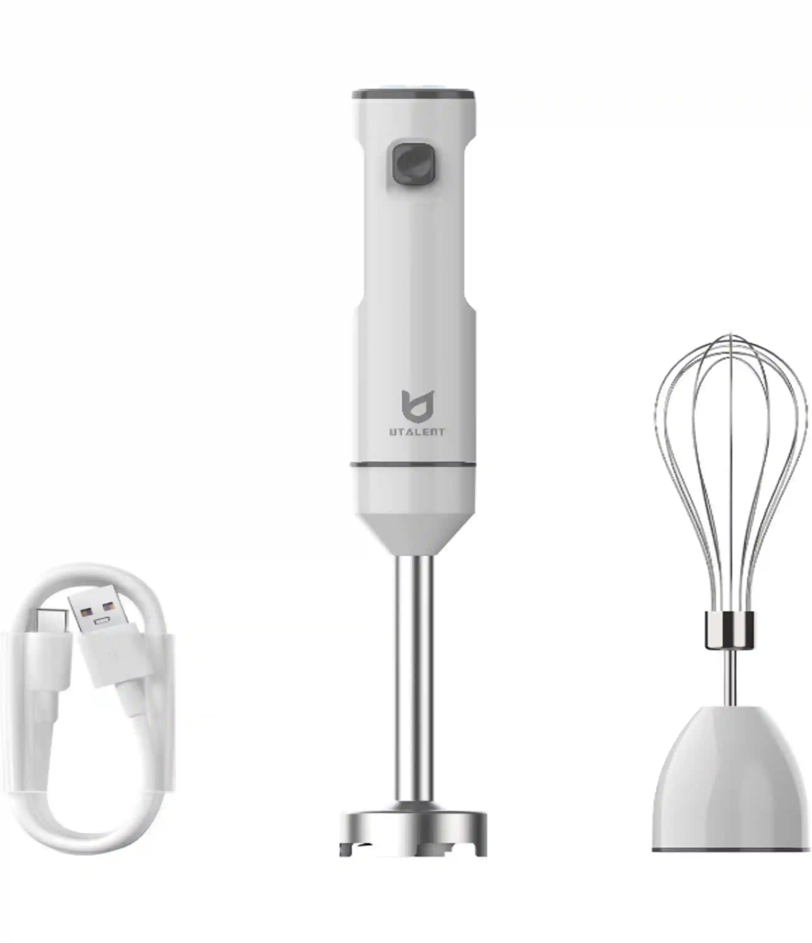 UTALENT Cordless Hand Blender with Whisk