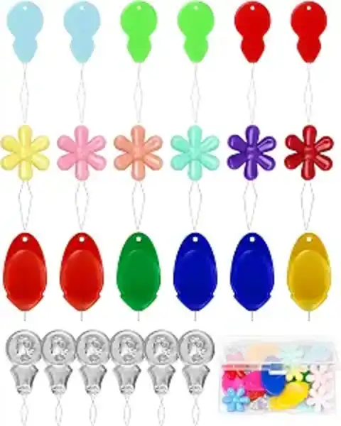 FIVEIZERO Needle Threaders Kit 24 Piece Simple Threader Set with Storage Box