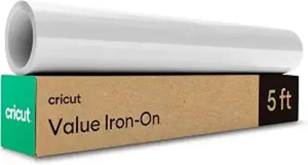 Cricut Value Iron-On White 12 in x 5 ft HTV Heat Transfer Vinyl