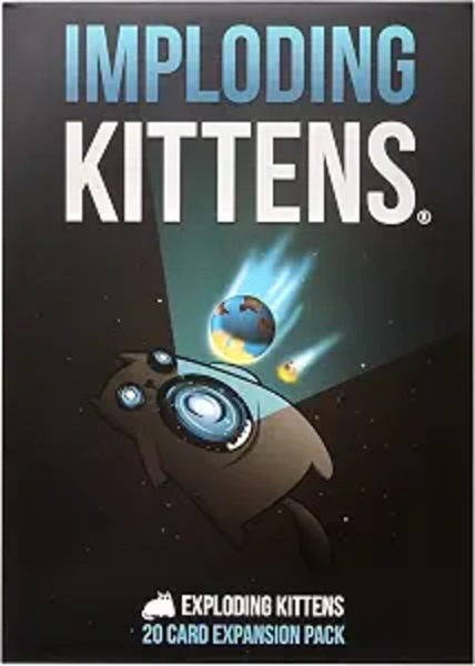 Imploding Kittens Expansion Set - A Russian Roulette Card Game, Easy Family-Friendly Party Games for Adults, Teens & Kids - 20 Card Add-on