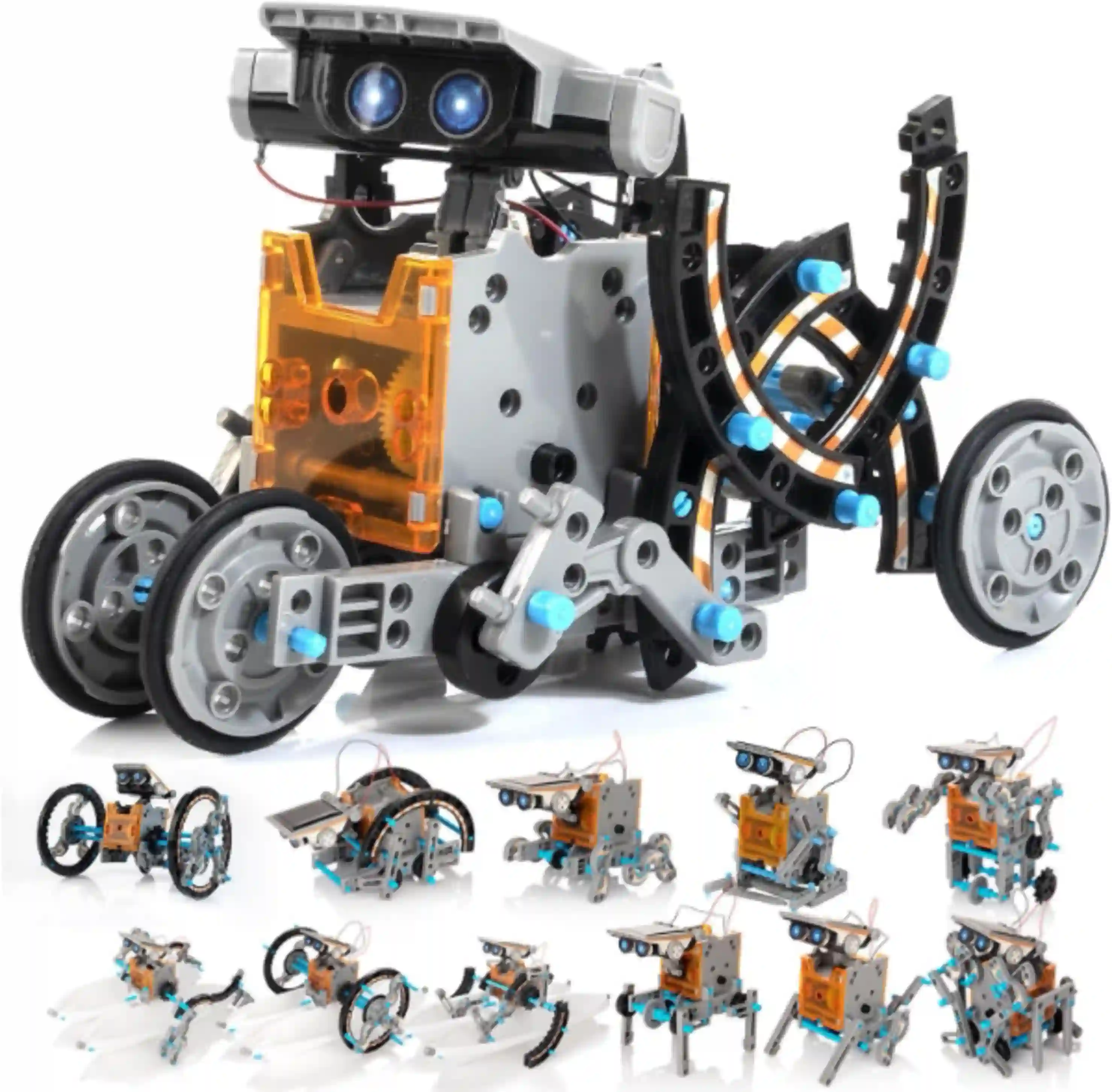 Solar Robot Kit 14-in-1 STEM Building Toy for Kids