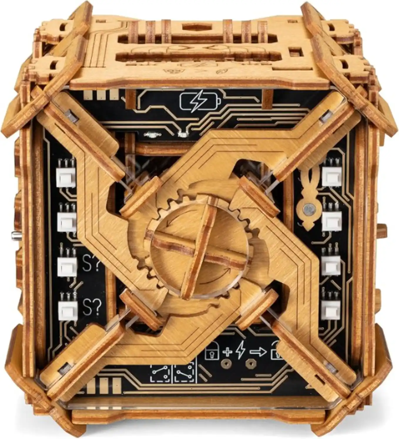 Puzzle Potato Tesla Box - Self-Powered Electronic Puzzle Box for Adults