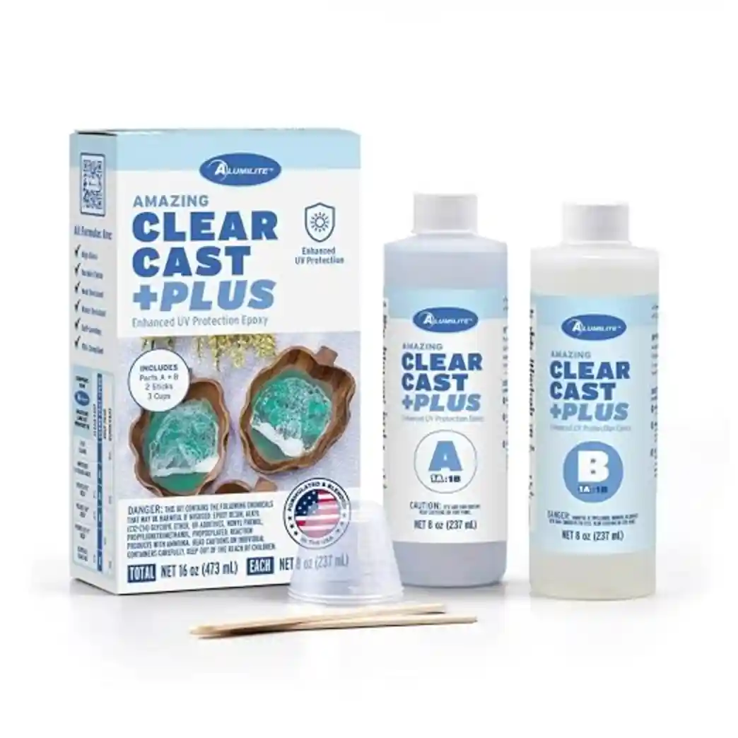 Alumilite Amazing Clear Cast Plus 16 Oz UV Resistant Epoxy Resin
