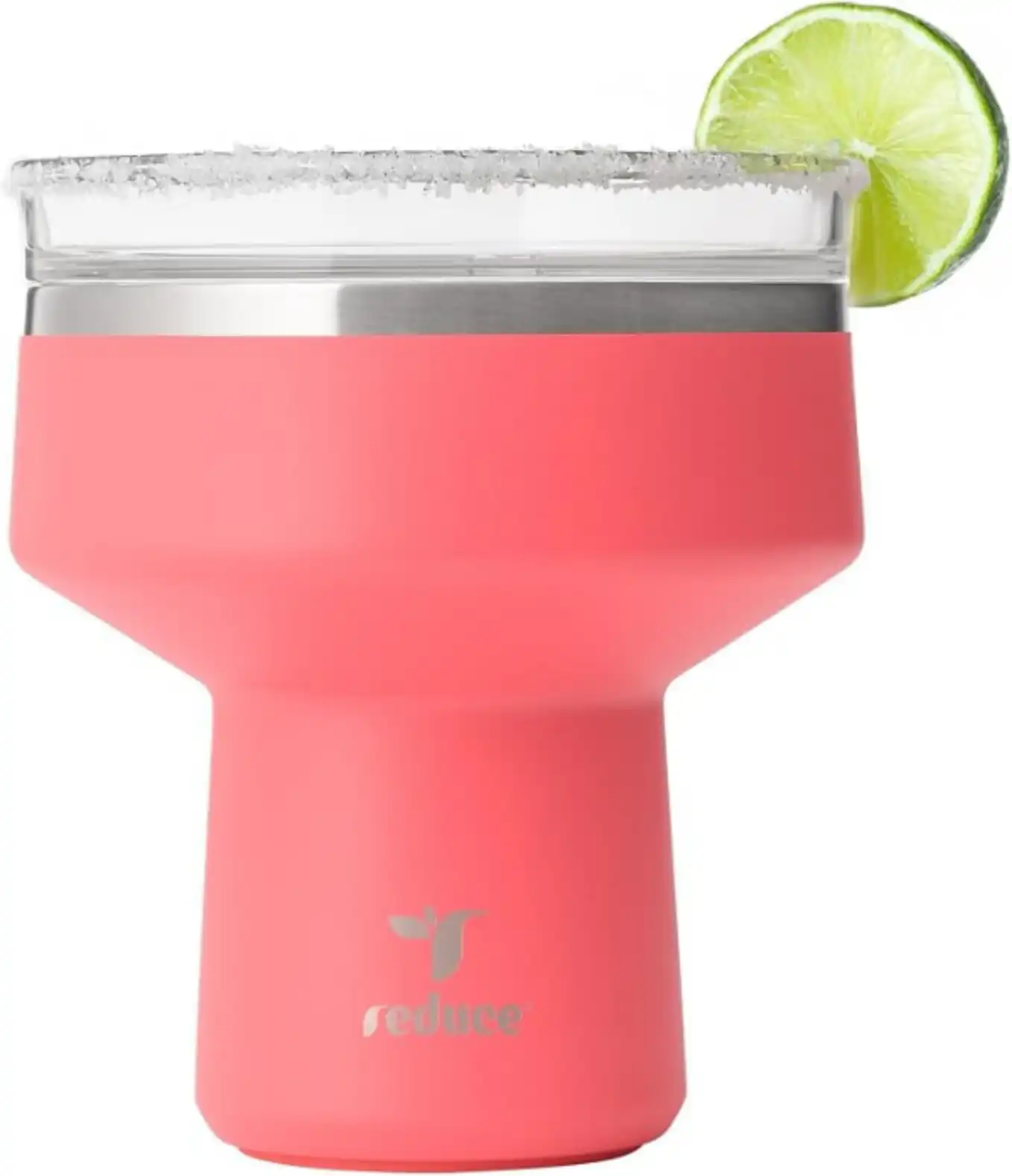 REDUCE Saltini 16oz Margarita Tumbler Insulated Cocktail Glass with Lid