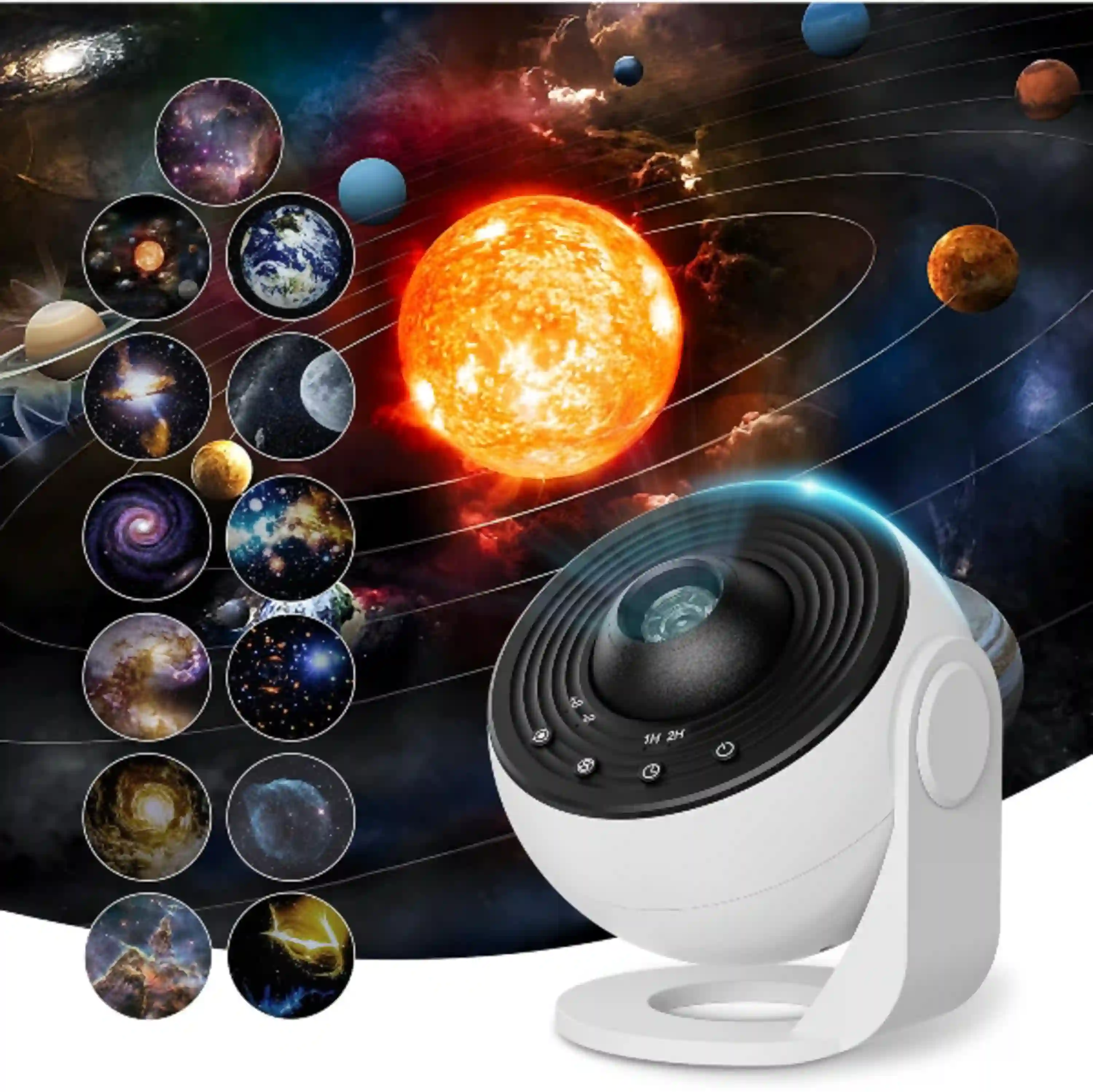 Galaxy Projector Pro 13 in 1 Planetarium Star Projector with Solar System Constellation Night Light