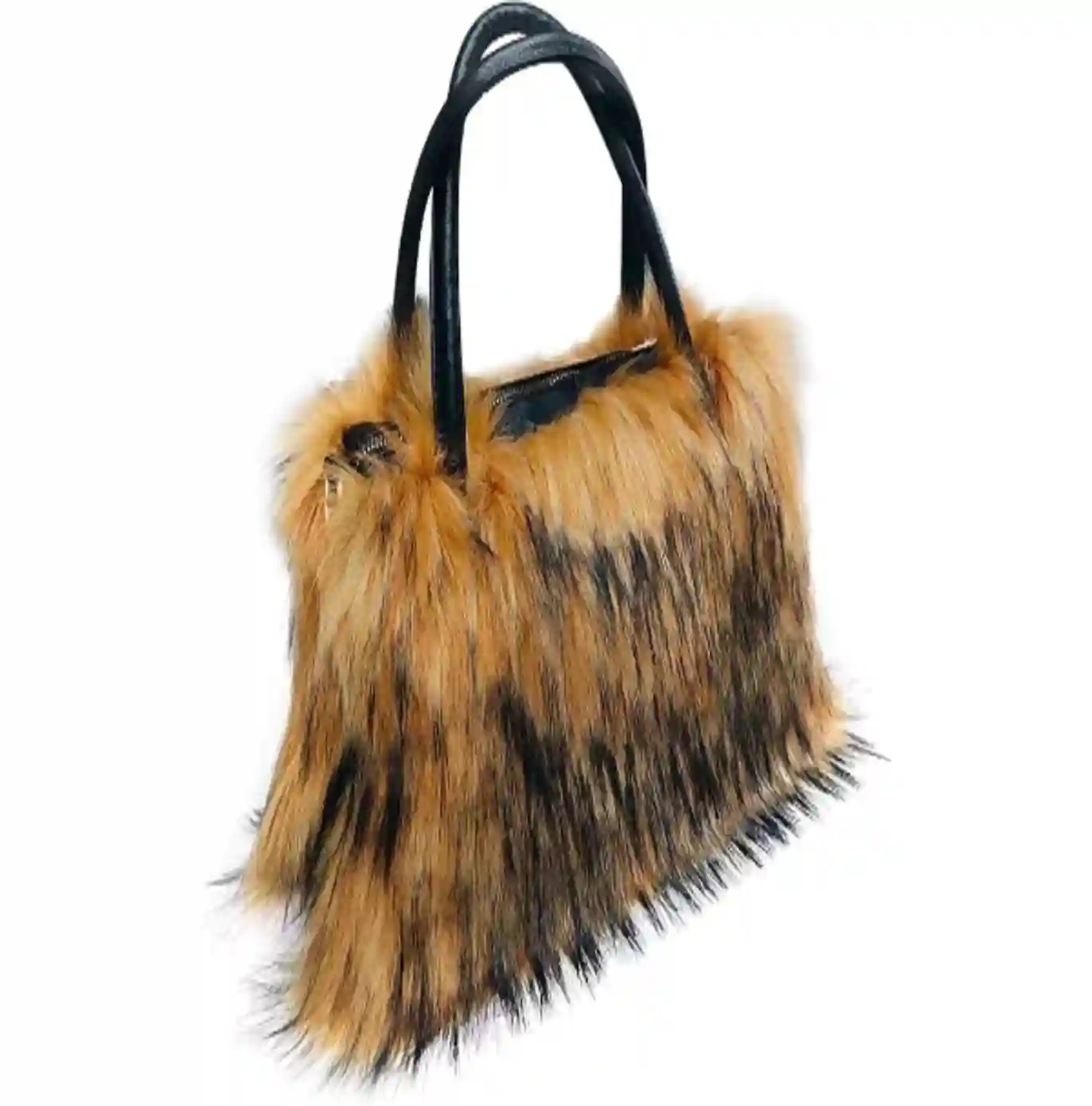 WOVOIE Womens Faux Fur Shoulder Bag Fluffy Satchel Tote Handbag