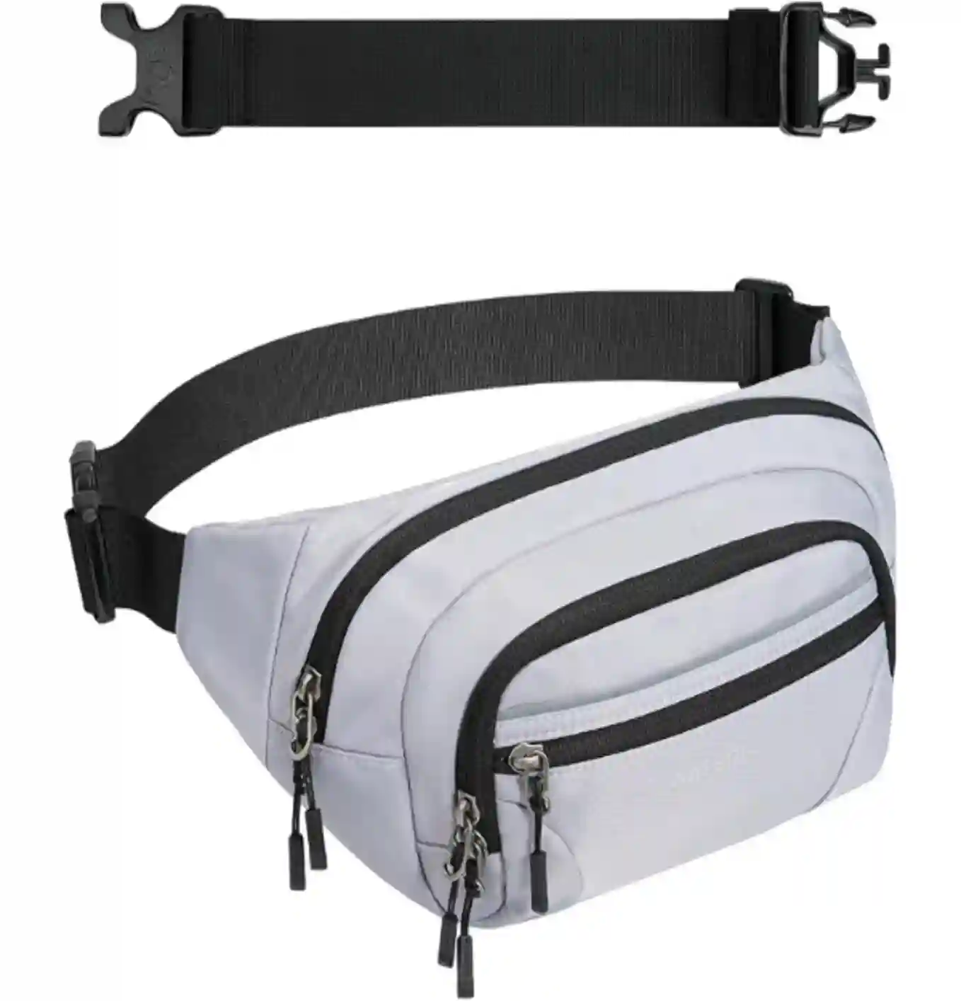WATERFLY Three Point Five Liter RFID Fanny Pack Anti Theft Travel Waist Bag