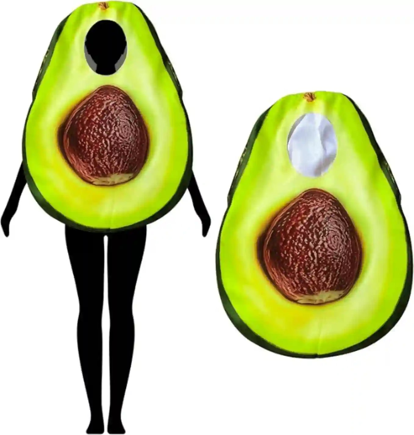 Avocado Halloween Costume Adult Funny Food Fruit Veggie Theme Outfit