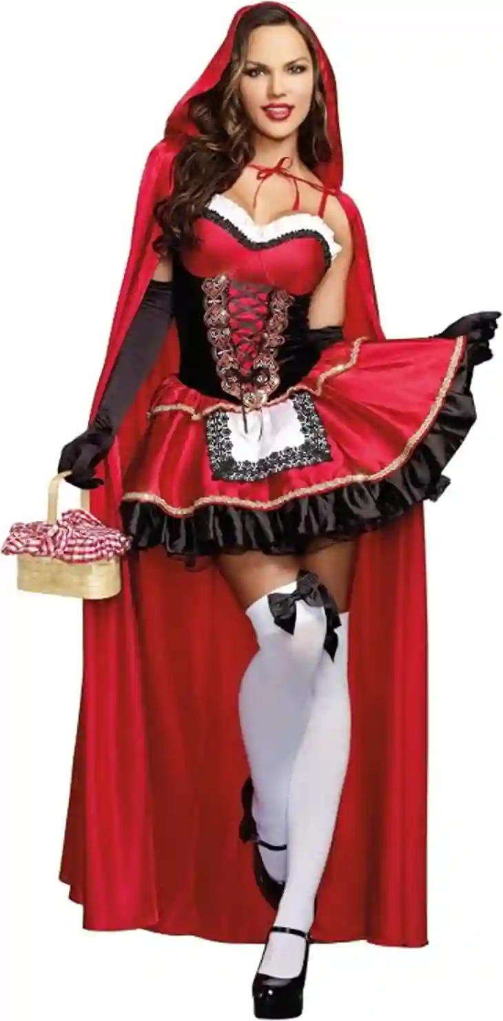 Dreamgirl Womens Red Riding Hood Costume Adult Halloween Fashion