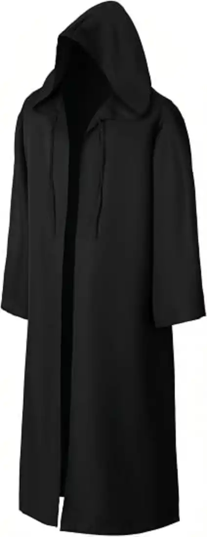 EONPOW Wizard Tunic Hooded Robe Halloween Cloak Cosplay Costume for Adults and Kids